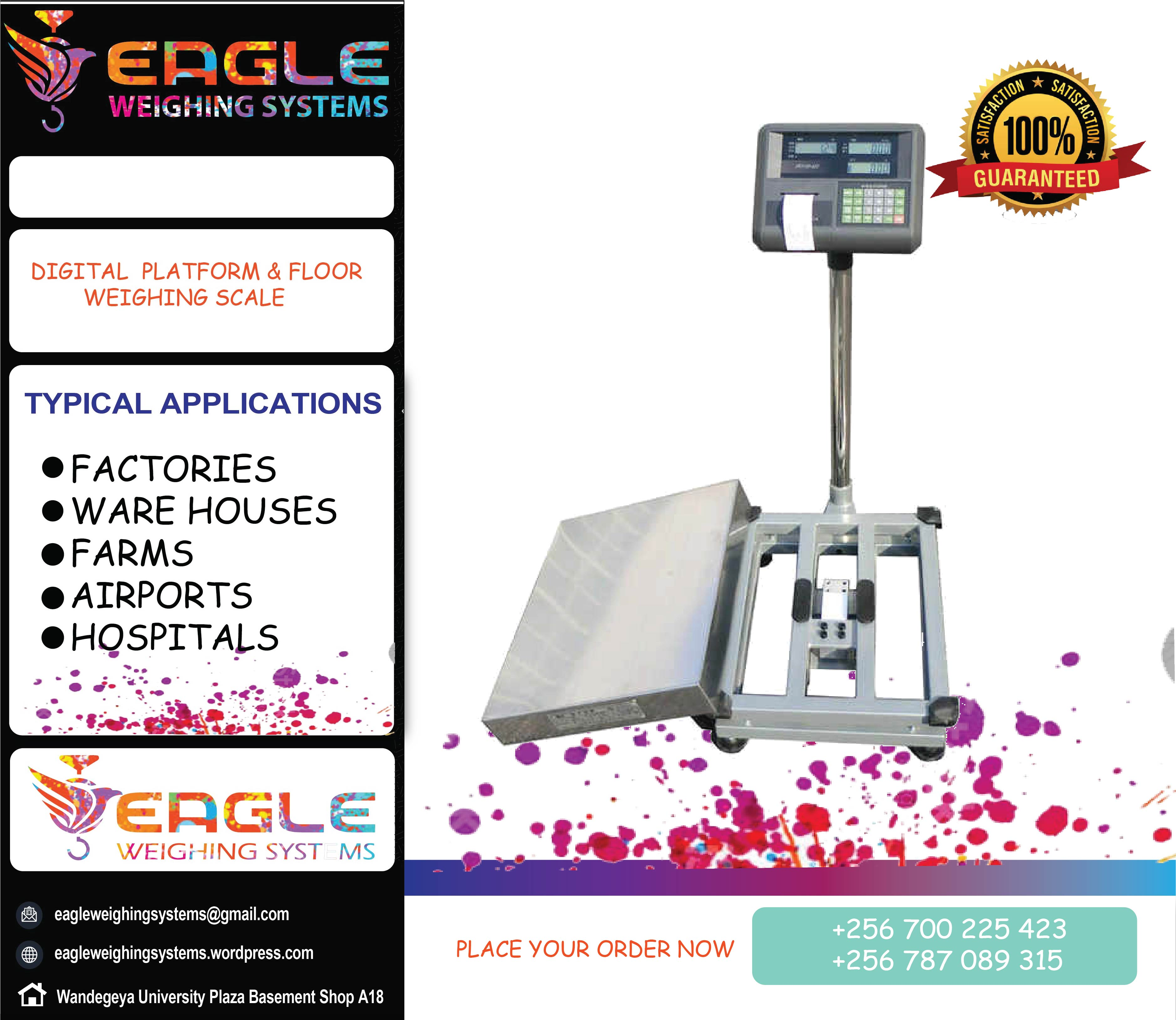 Platform balance weight scales'