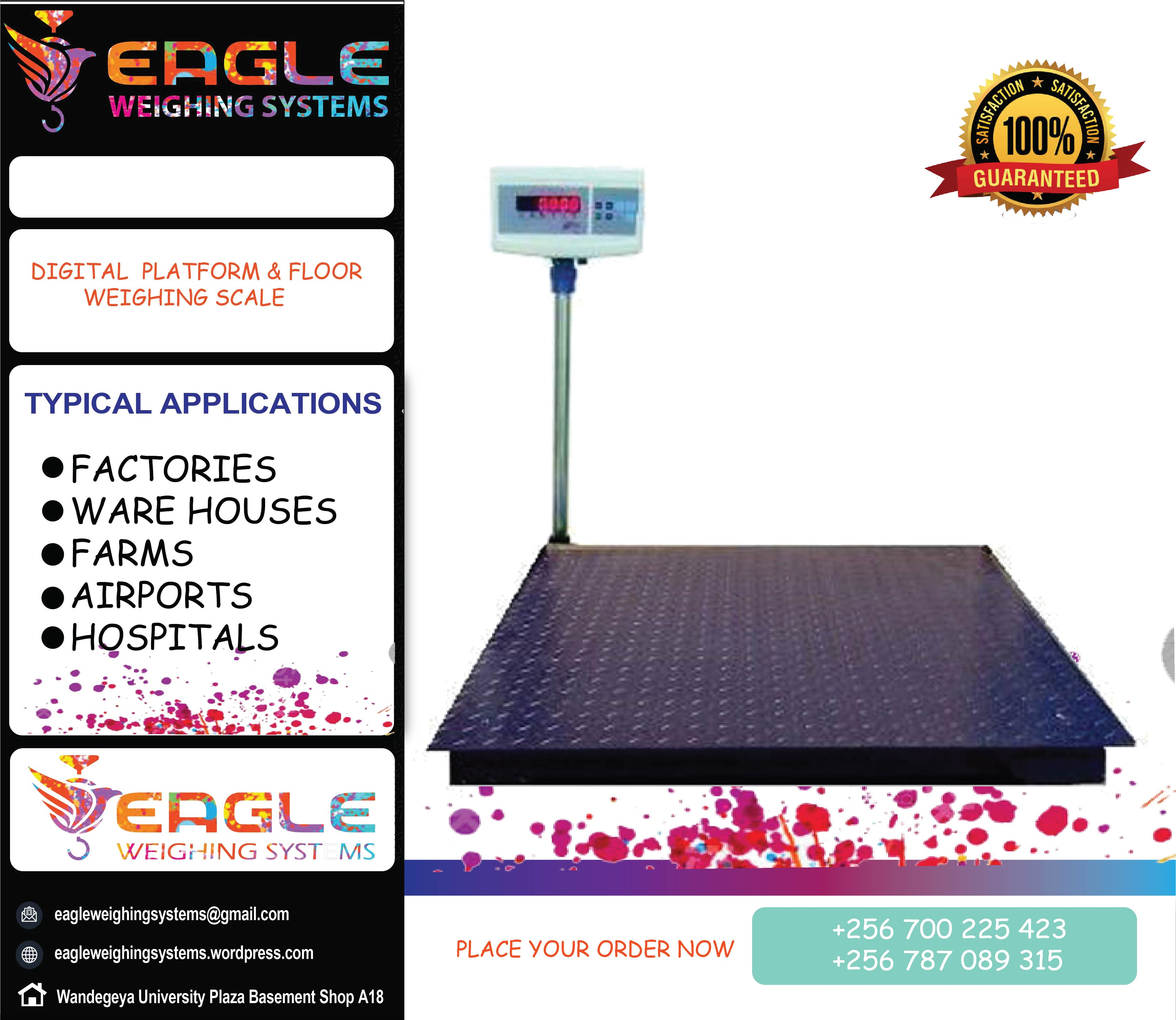 Industry platform floor weighing scales'