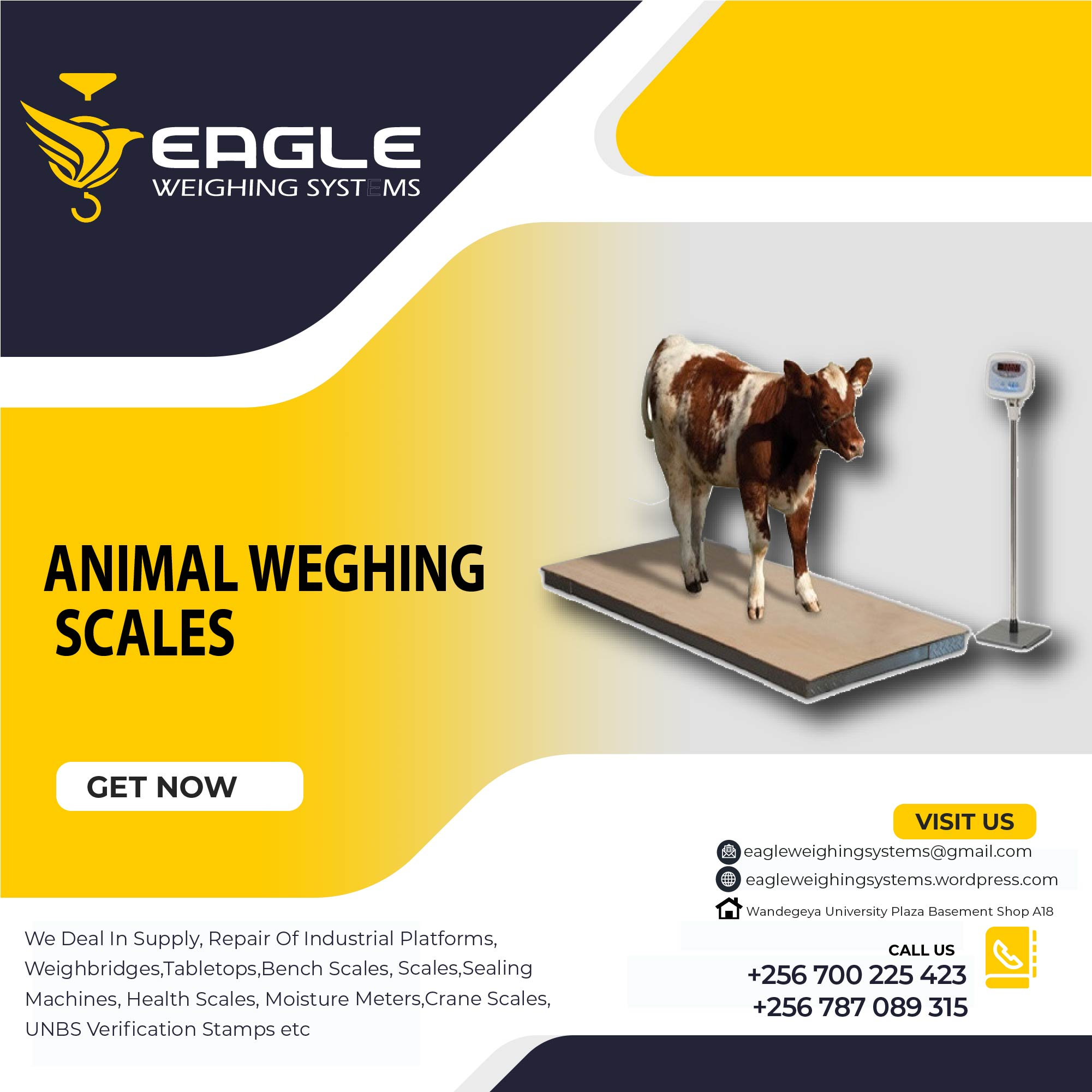 Large platform electronic dog pet scale'