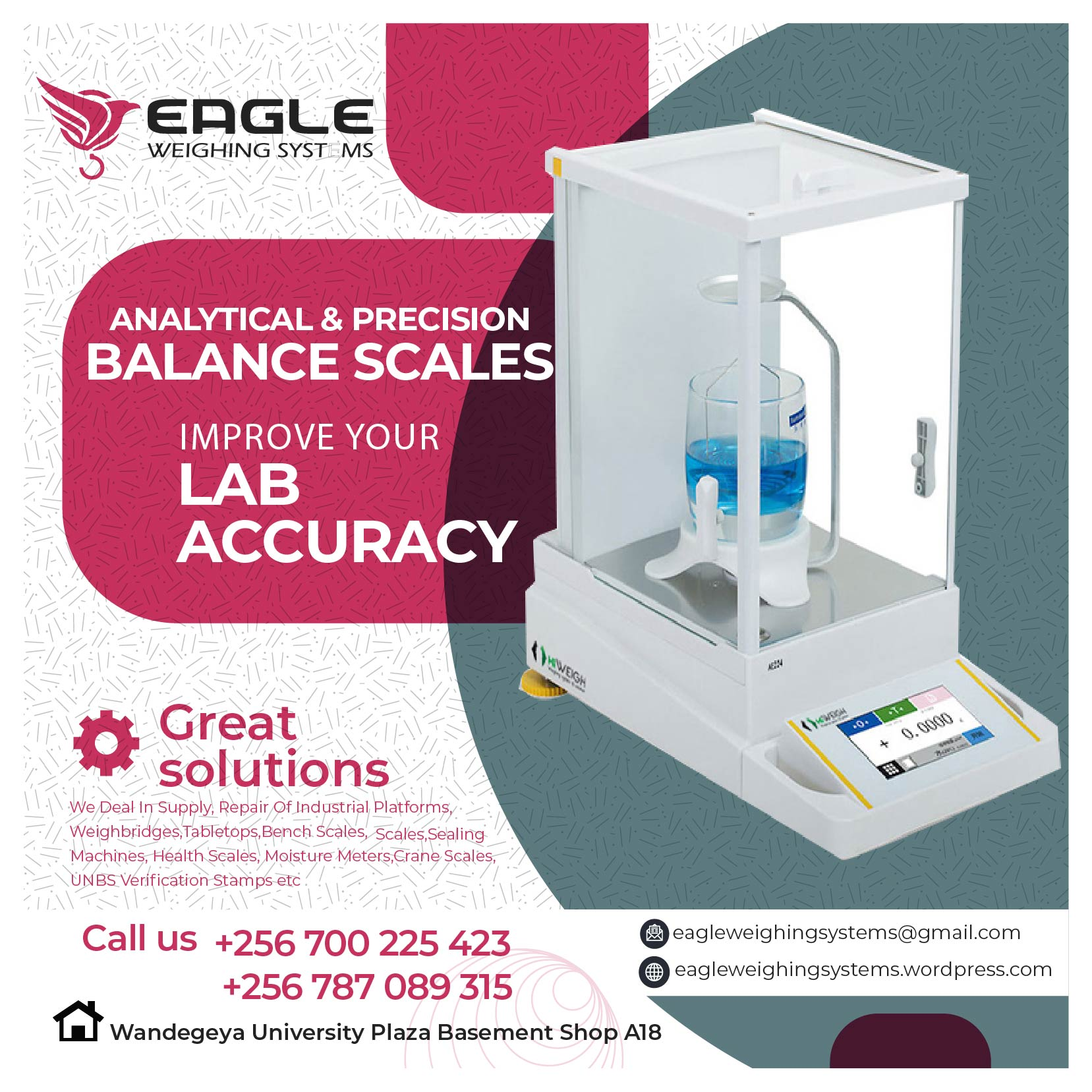 Electronic Laboratory Balance Scale'