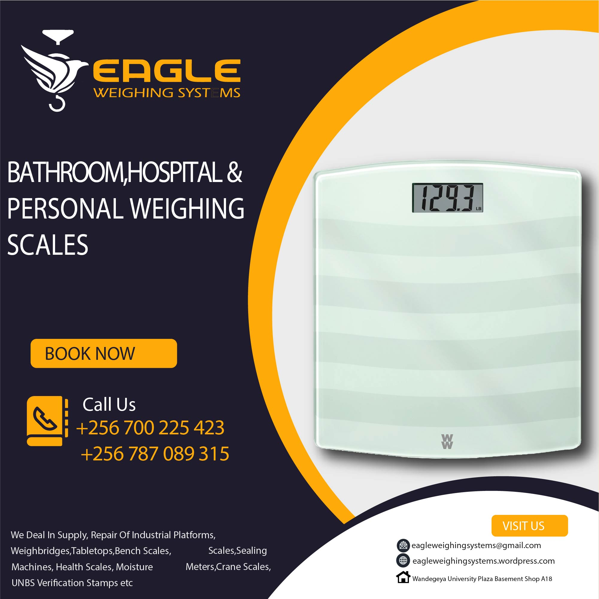 Accurate household bathroom weighing scales'