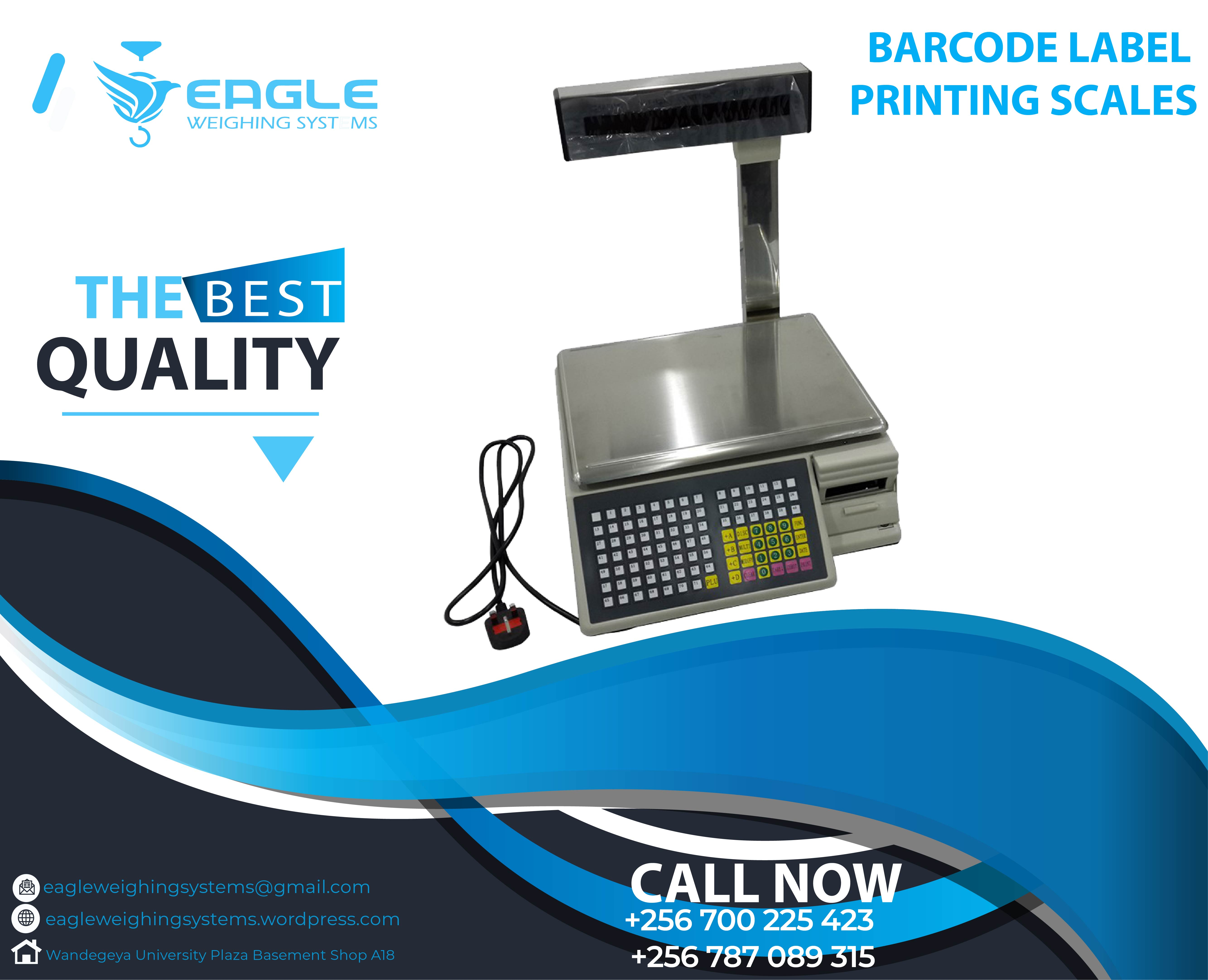 Retail Bar Code Printing Label Scales'