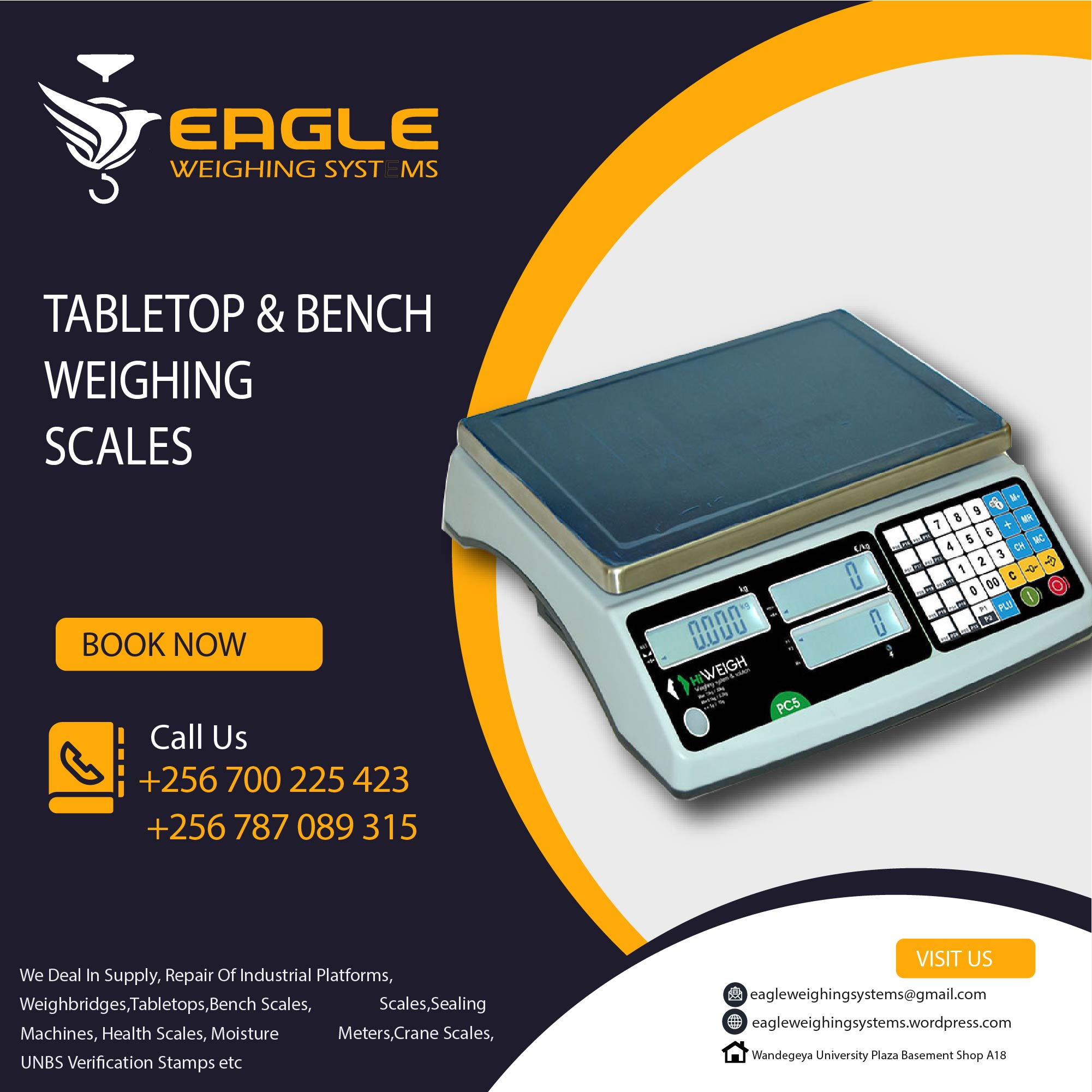 Square 30kg digital market commercial table top weighing sca'