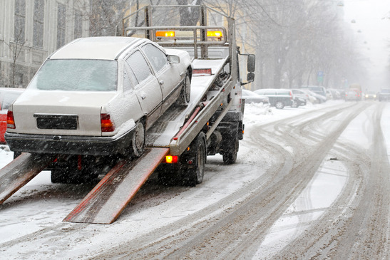 flatbed tow truck'