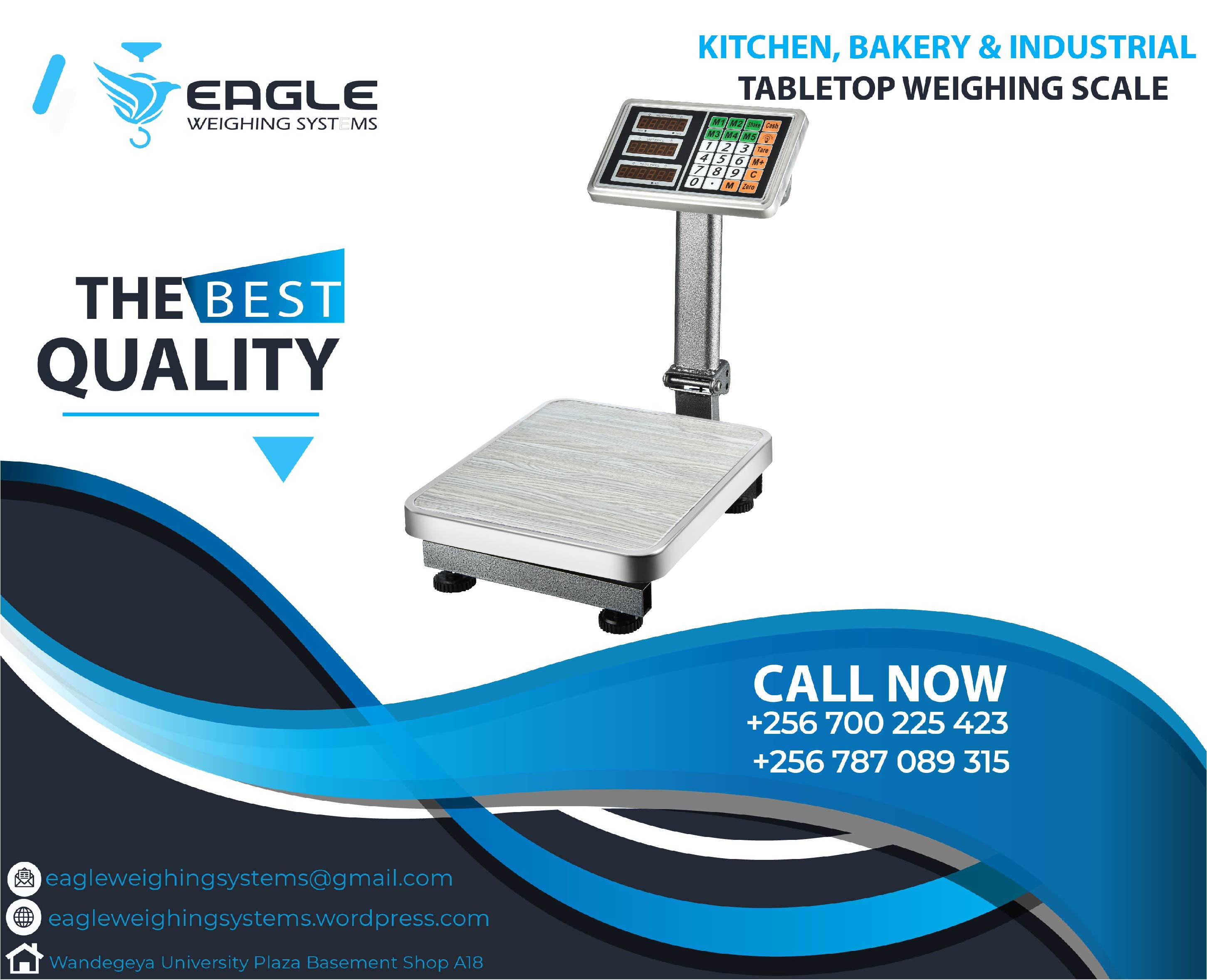 Industrial electronic digital weighing scales'