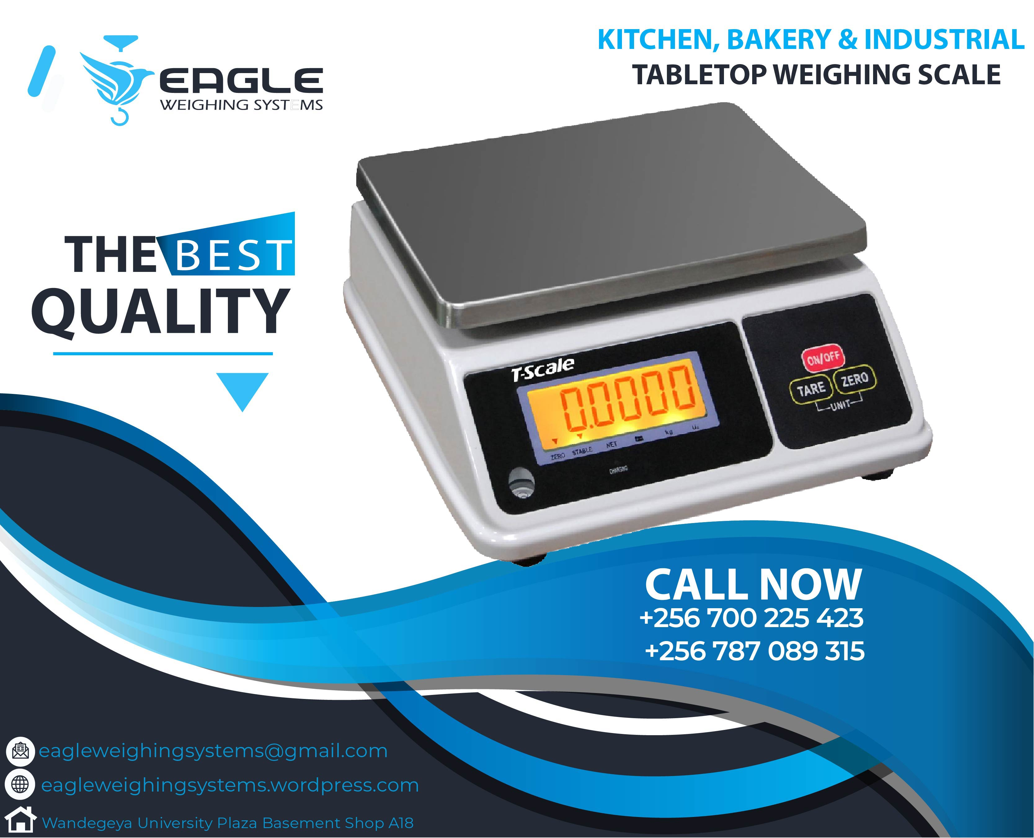 stainless steel table top waterproof weighing scales'