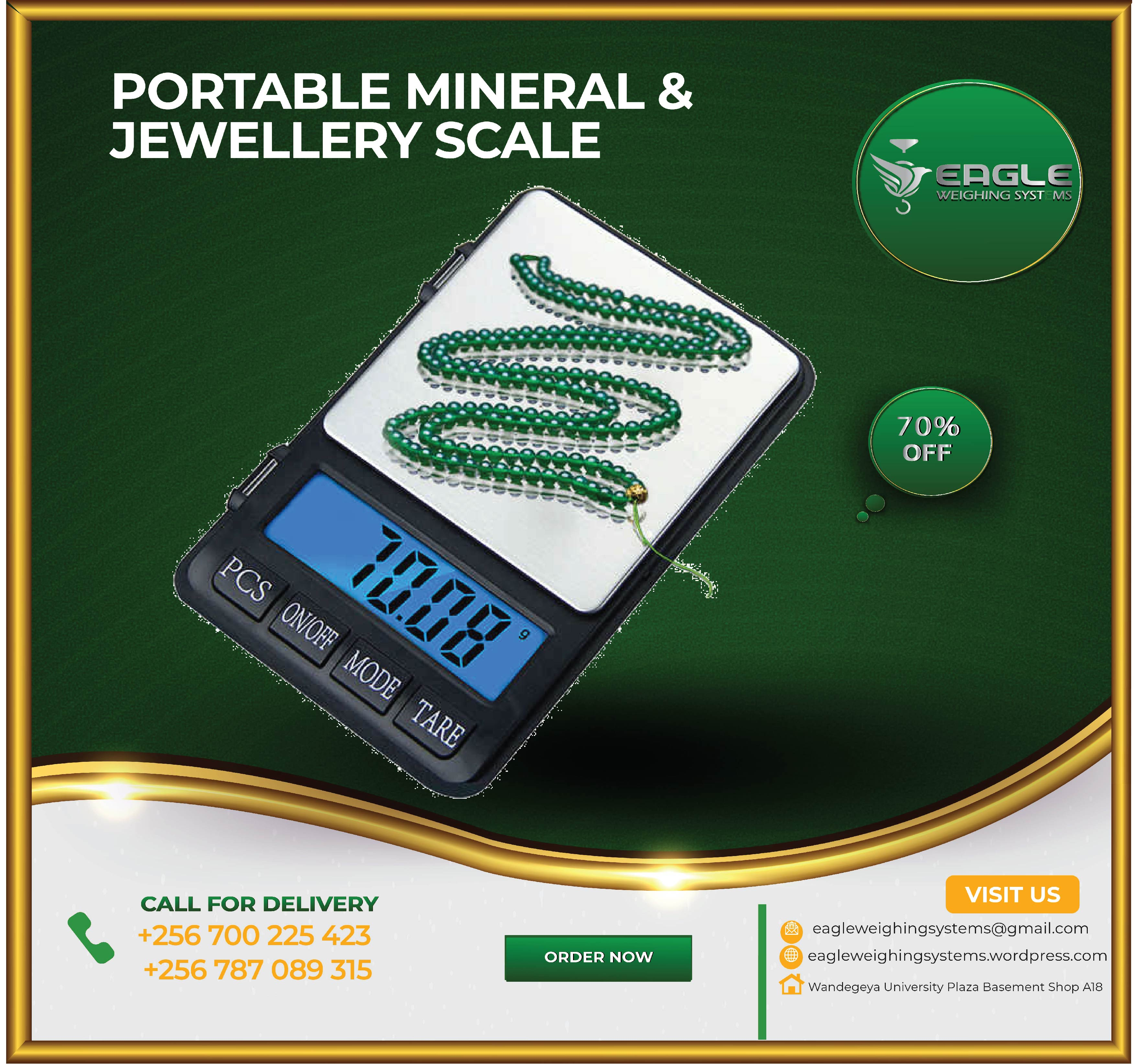 high-precision electronic carat scale for minerals'