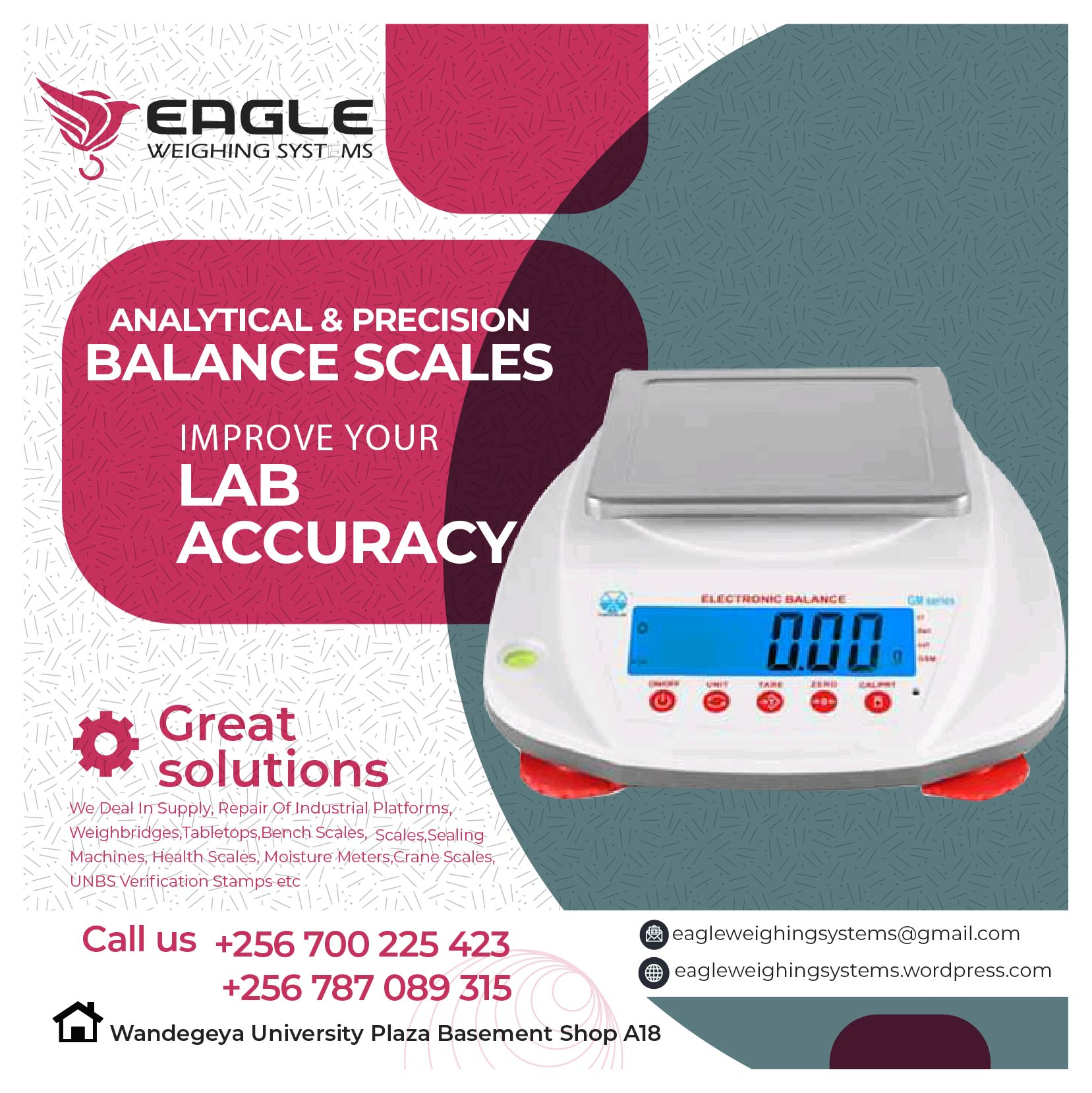 500g/0.01g Portable Electronic Laboratory School Scale'