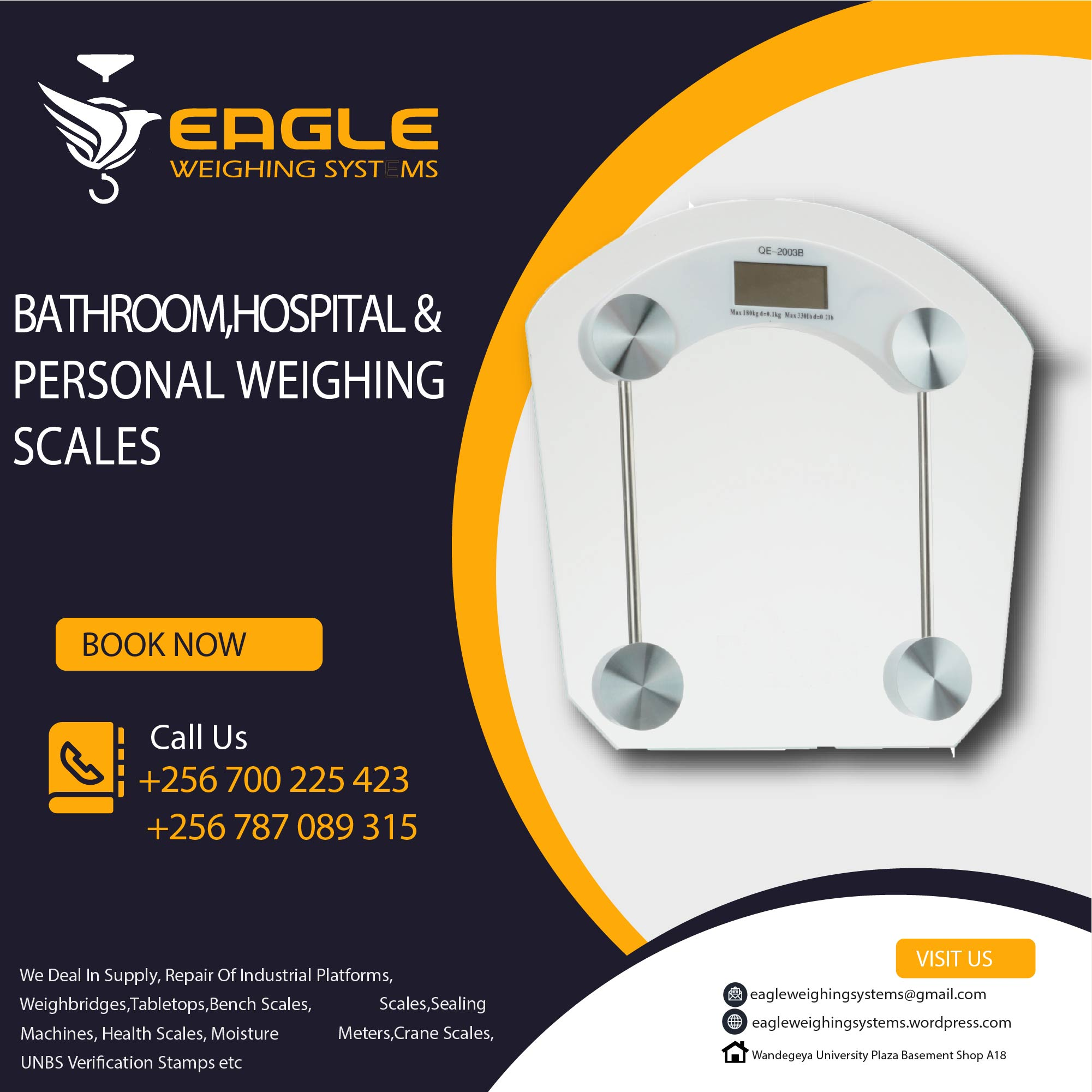 Glass Digital Bathroom Body Weight Scale'