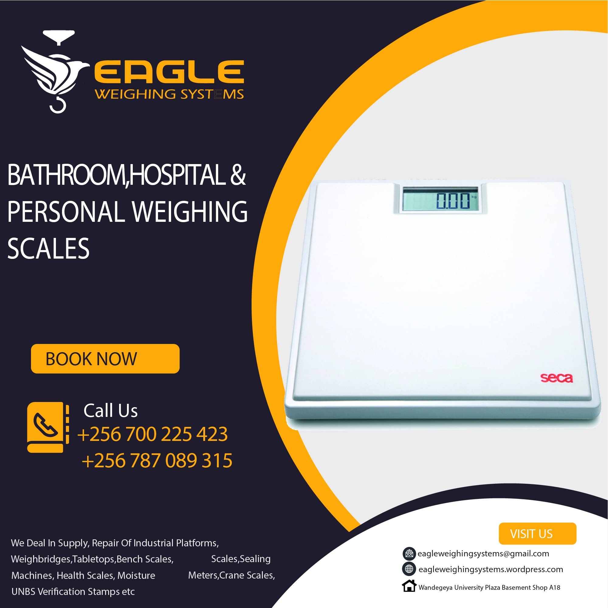 Glass Weighing Smart Human Weight Scales for gym'