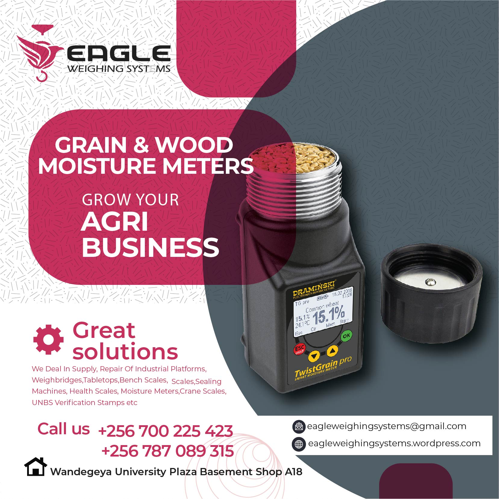 What is the price of a moisture meter in Kampala ?'