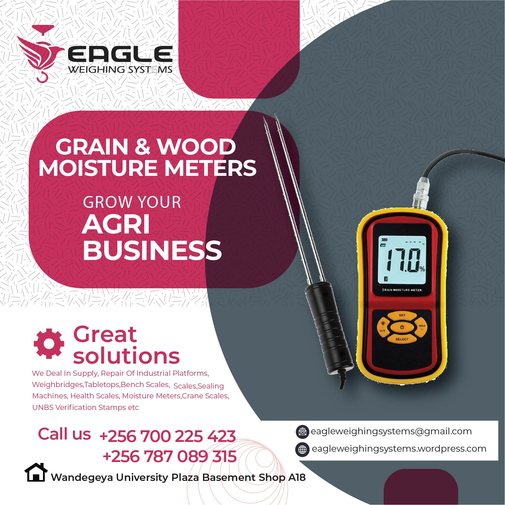 Portable Grain Moisture Meters'