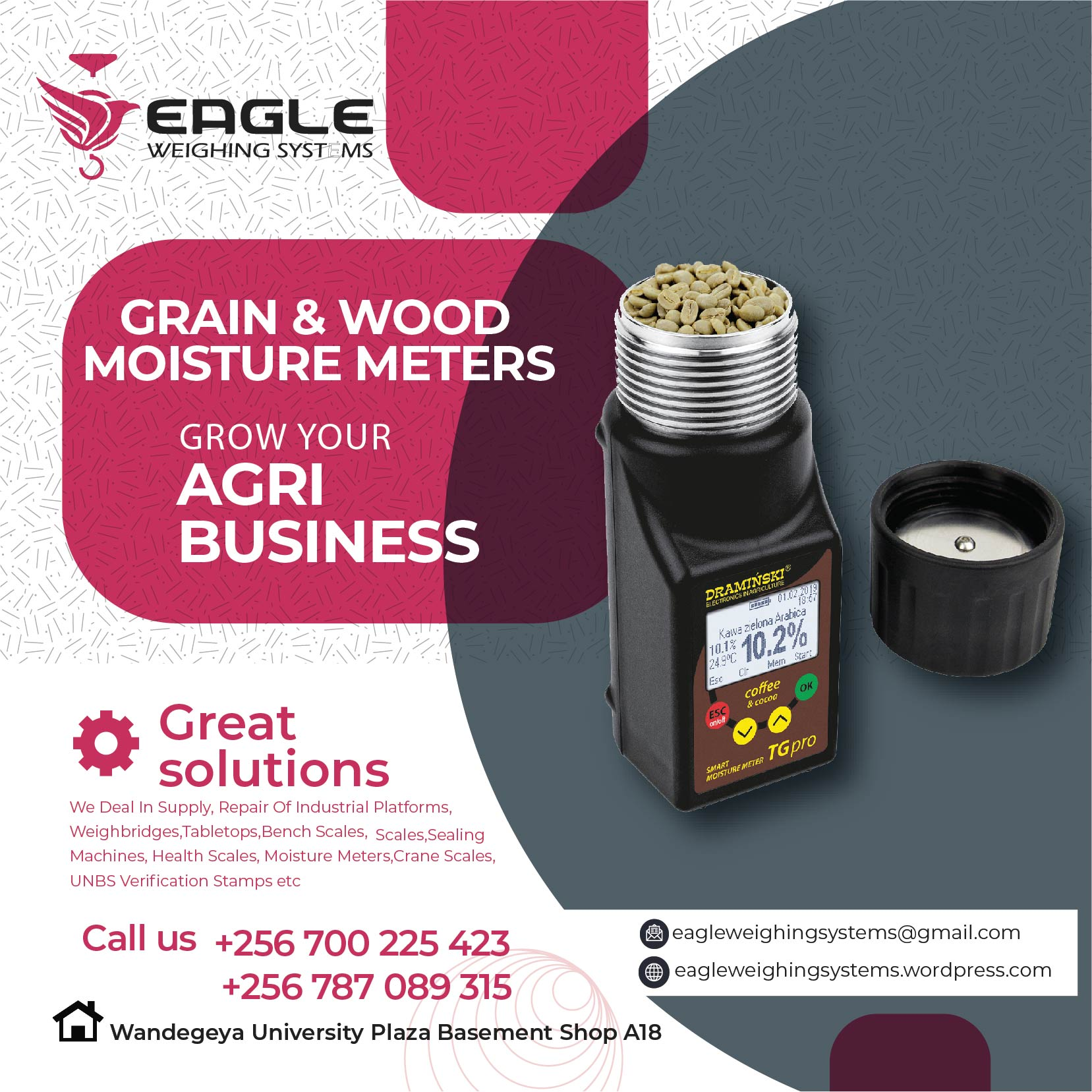 Cocoa beans Moisture Meters'
