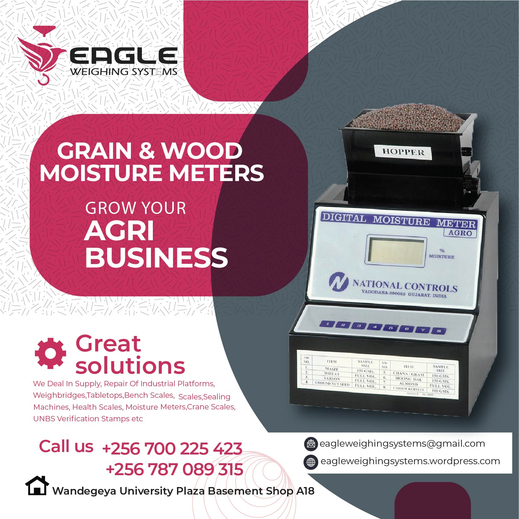 grain moisture meter for seeds and grains'