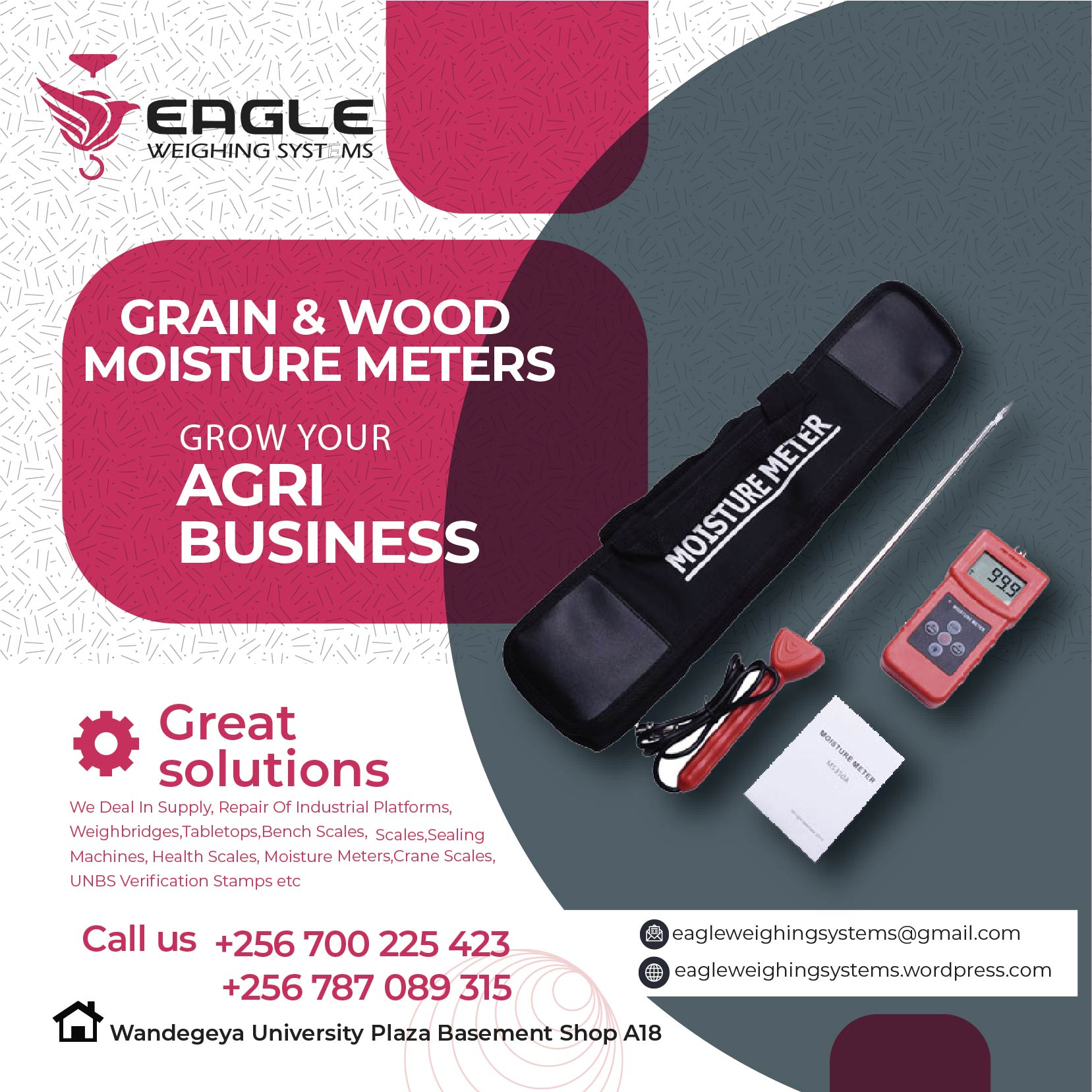 Moisture meter for organic fertilizer'