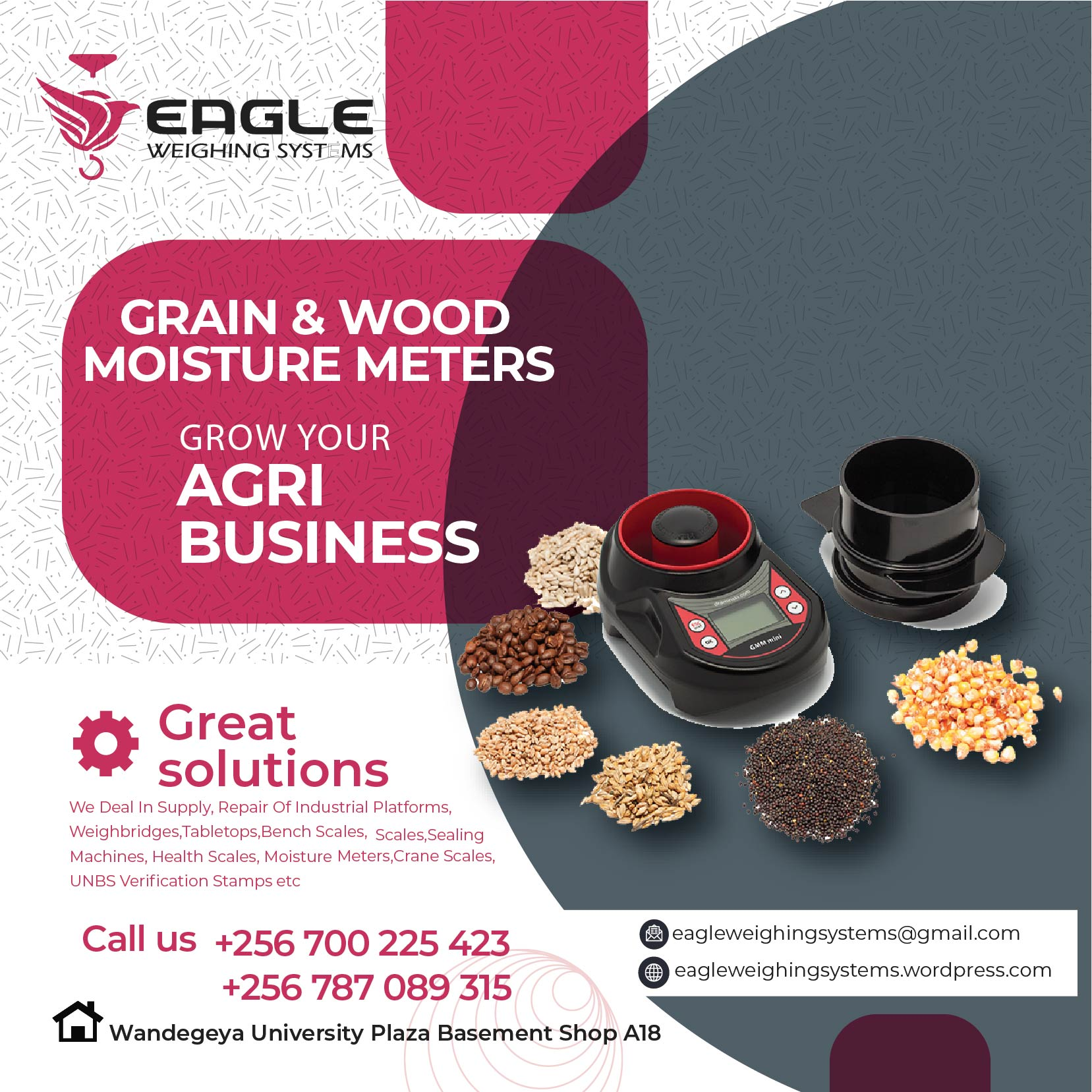 Draminski grain moisture meter for seed and grain'