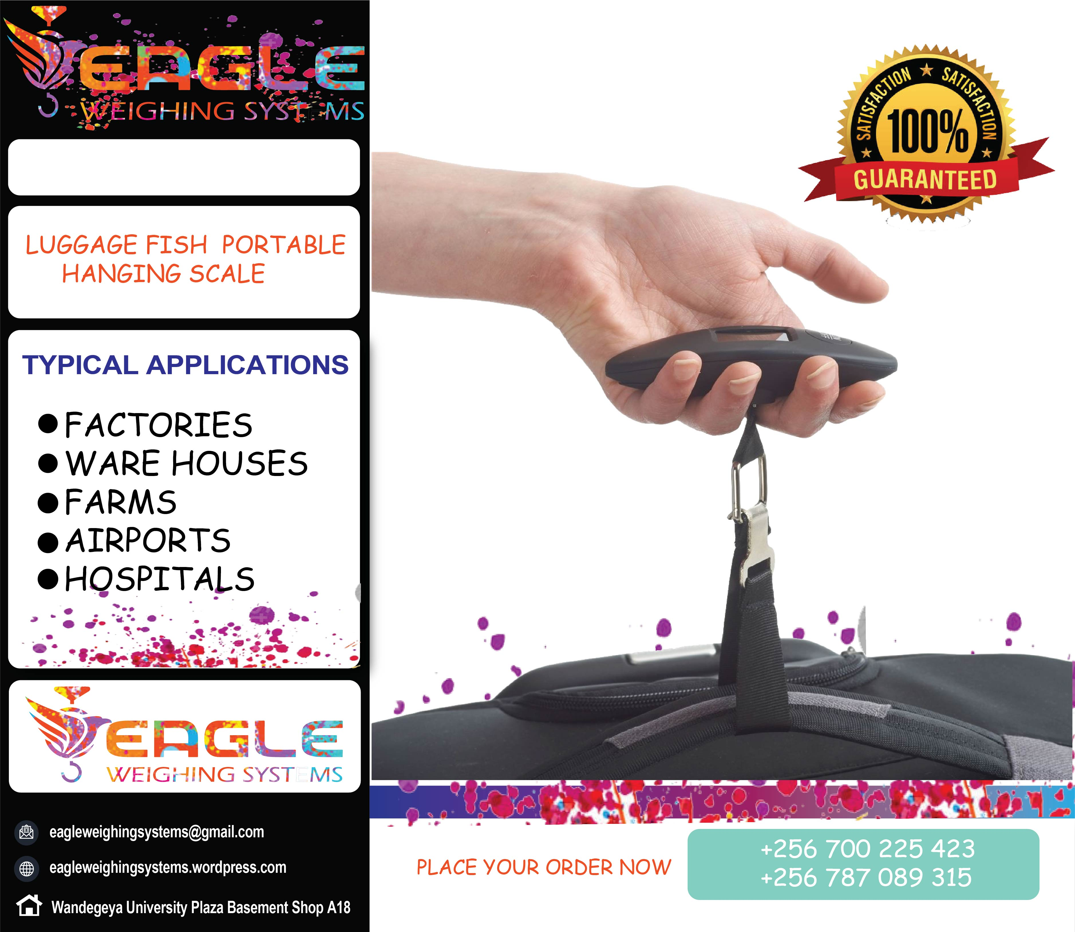 Digital hanging travel portable hanging scales'