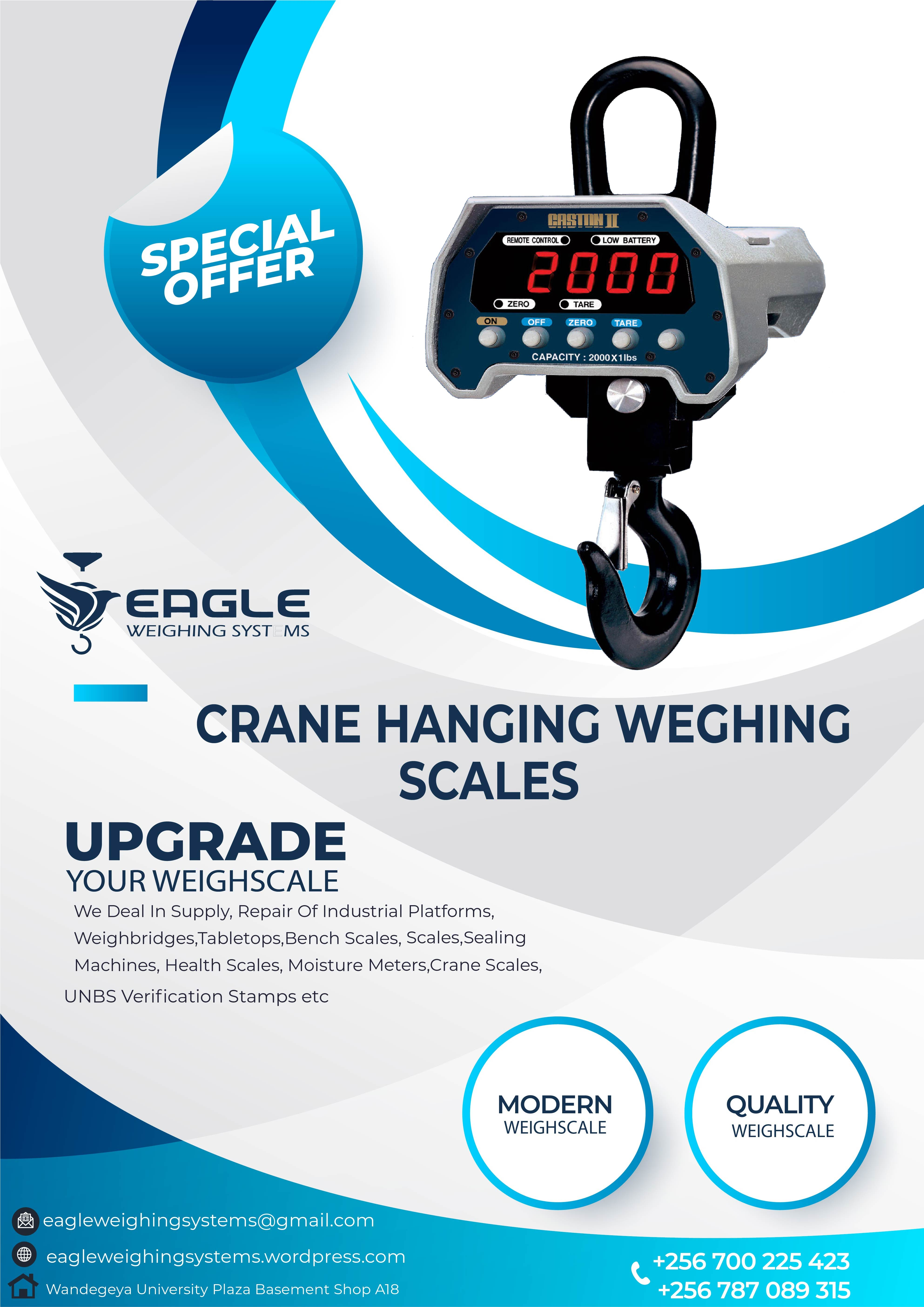 Digital Crane Portable Electronic Weighing Scales'