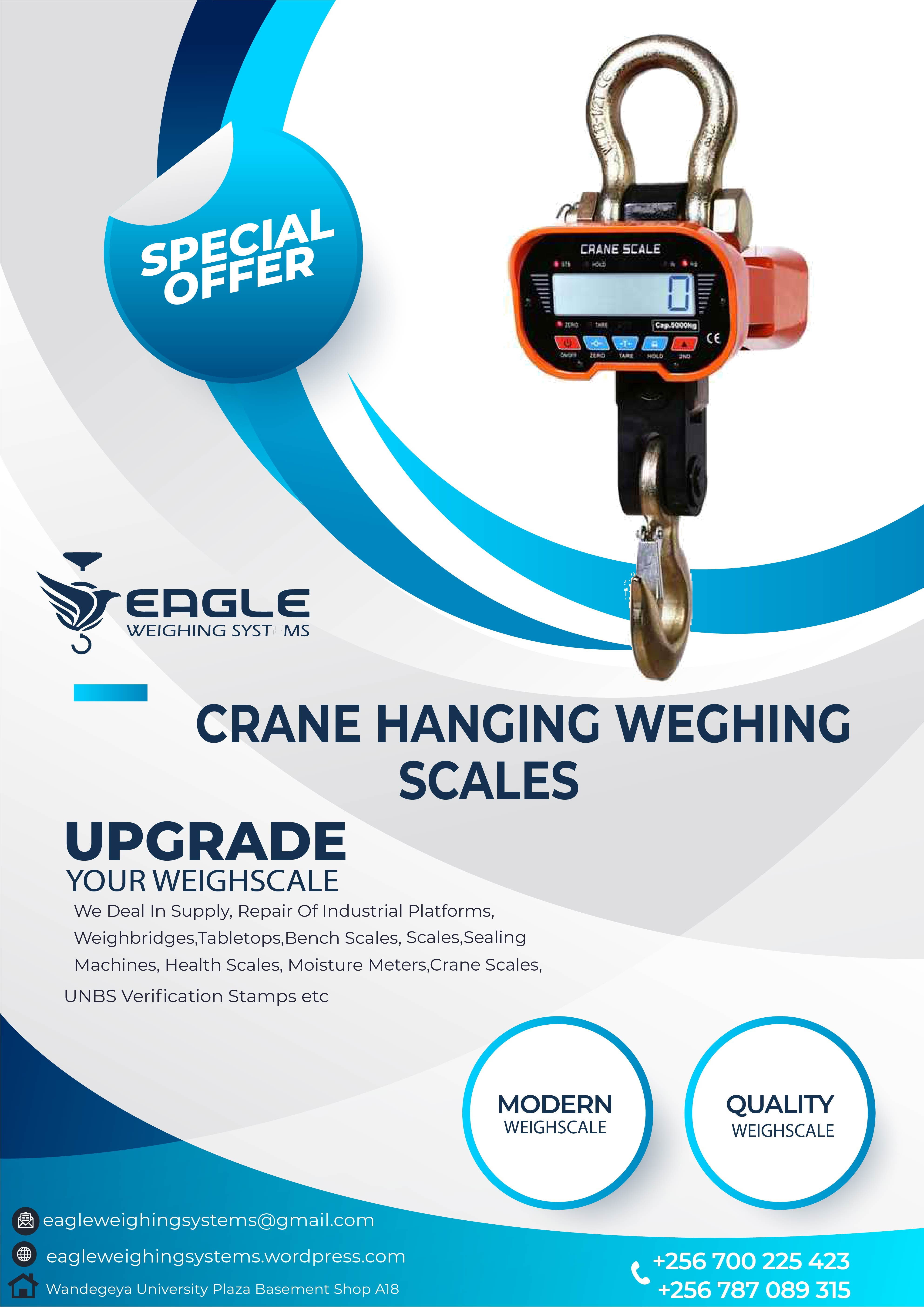 Digital Industrial calibrated weighing scales'