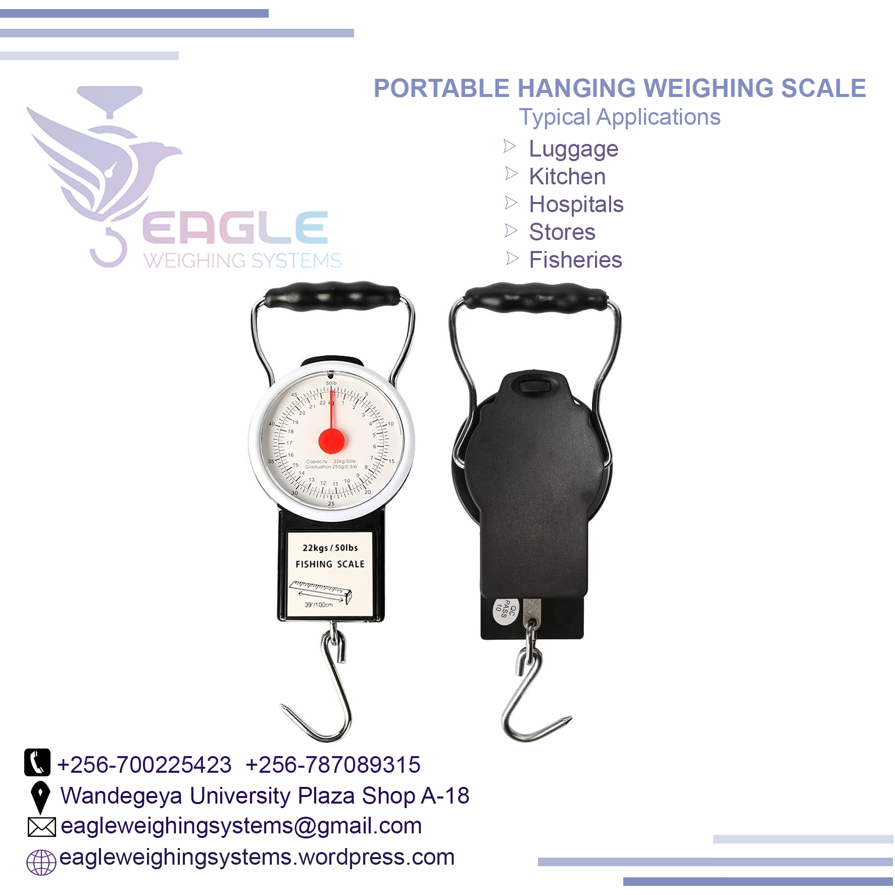 Mechanical digital travel luggage scale hanging scale'