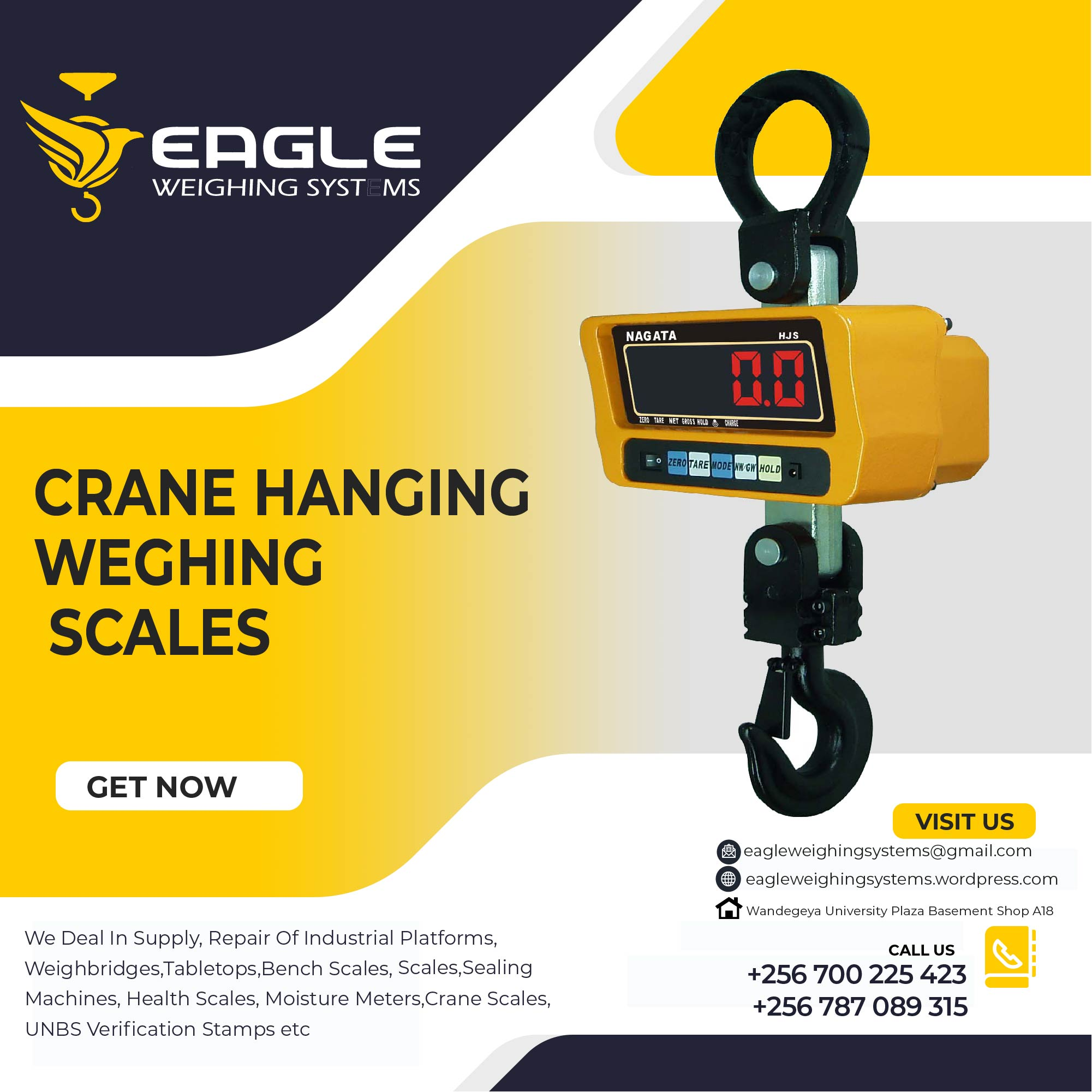 HANGING INDUSTRIAL WEIGHING SCALES'