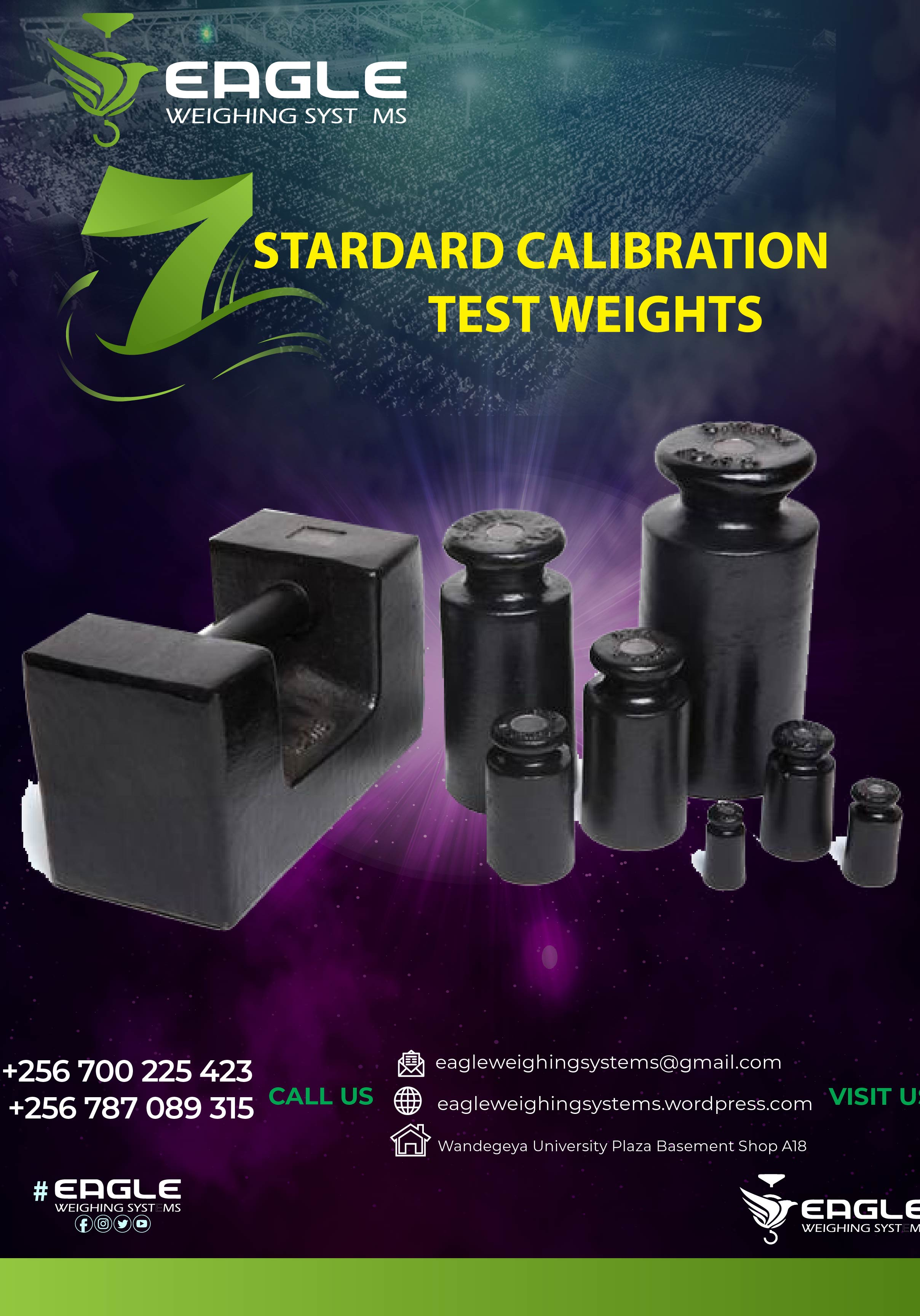 Cast Iron Calibration Test Weights'
