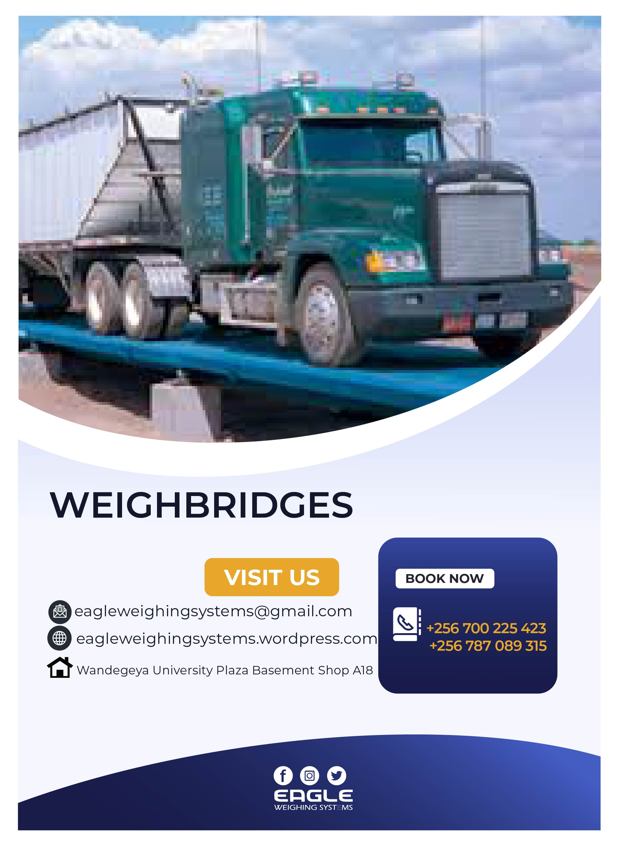 What is the price of a weighbridge in Kampala ?'