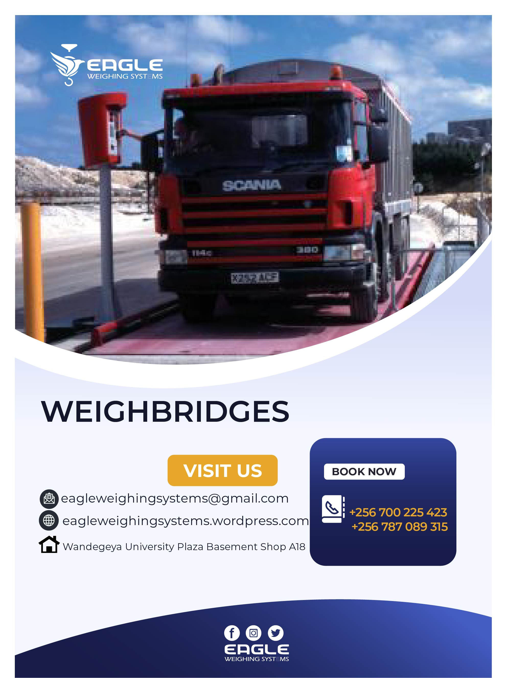 Anti-press, anti-aging and anti-rust weighbridges in Uganda'