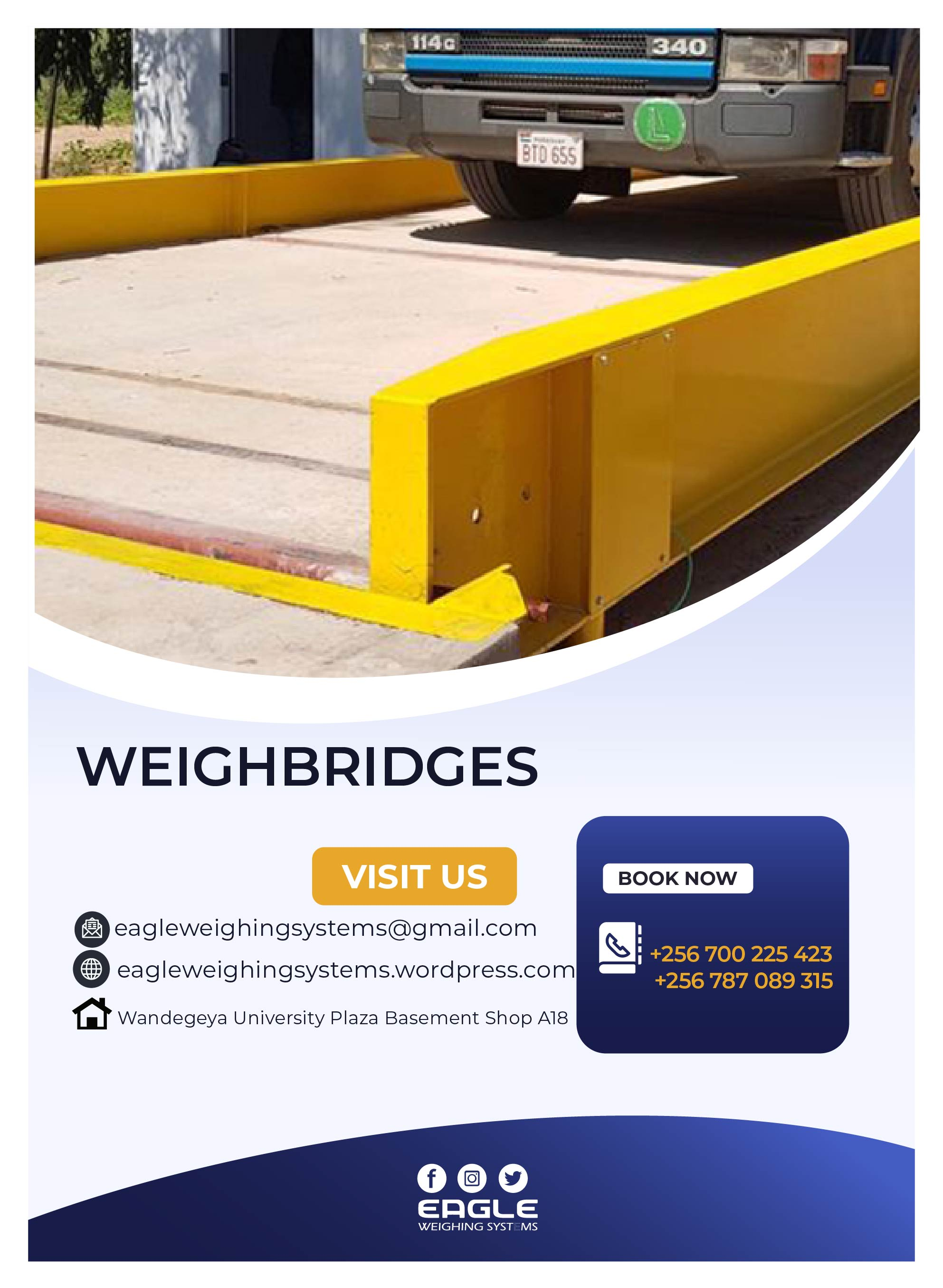 Civil work experts for weighbridges in Kampala'