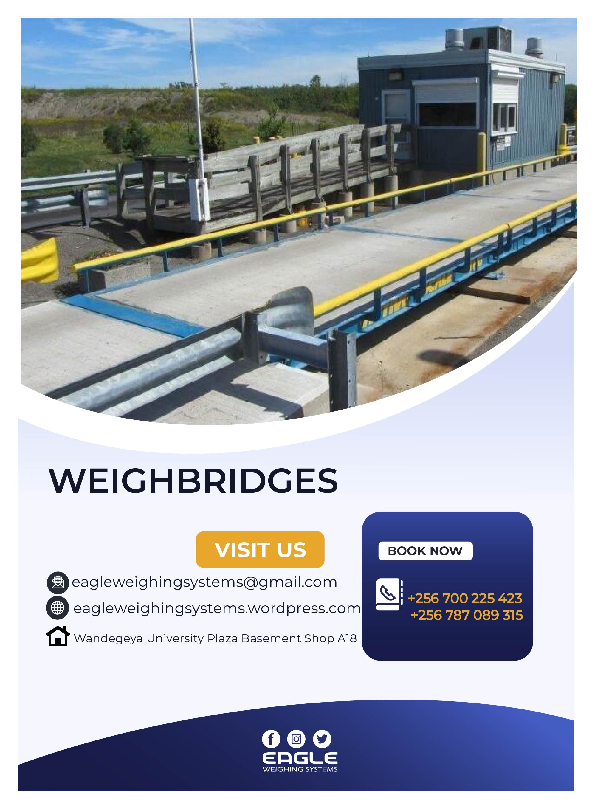 Digital Weighbridge series at Eagle Weighing Systems'