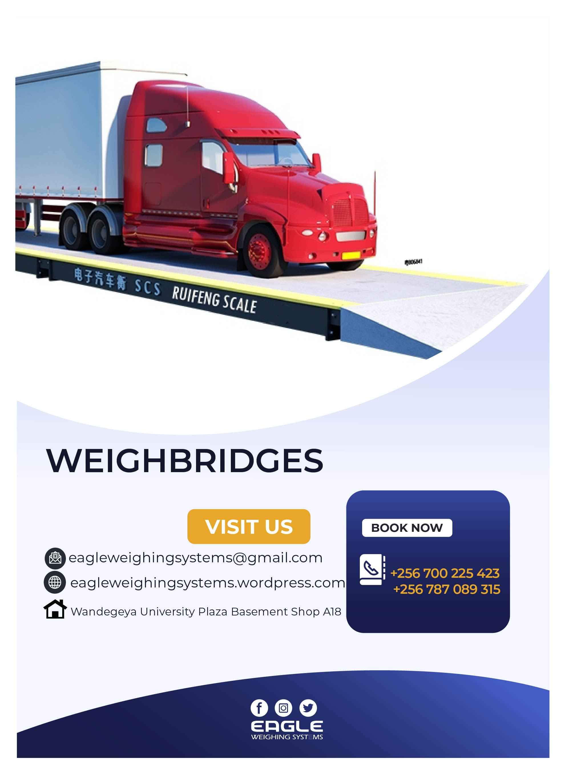 Large-capacity weighbridges for sale'