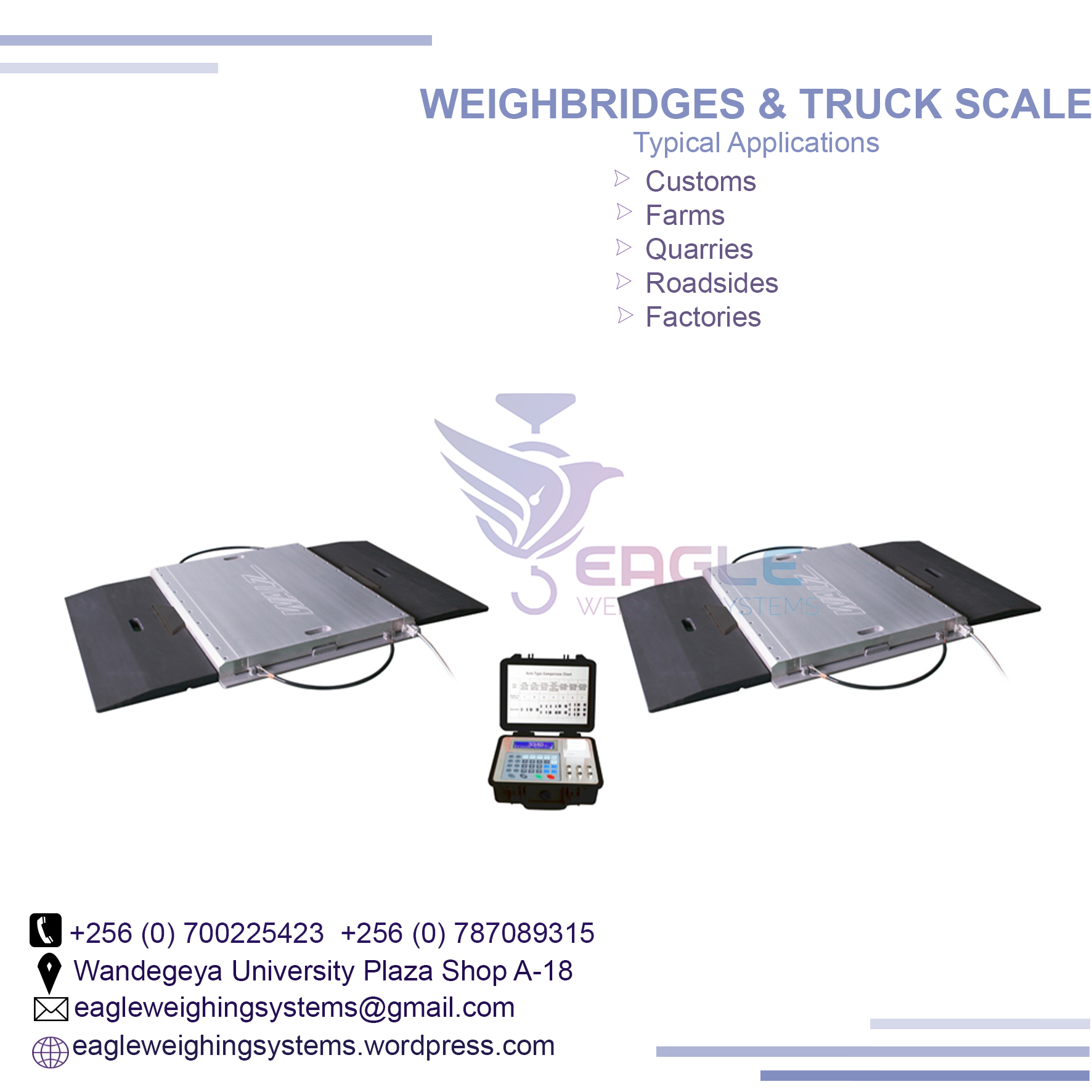 Multiple Axle Weighbridges among others available in Uganda'