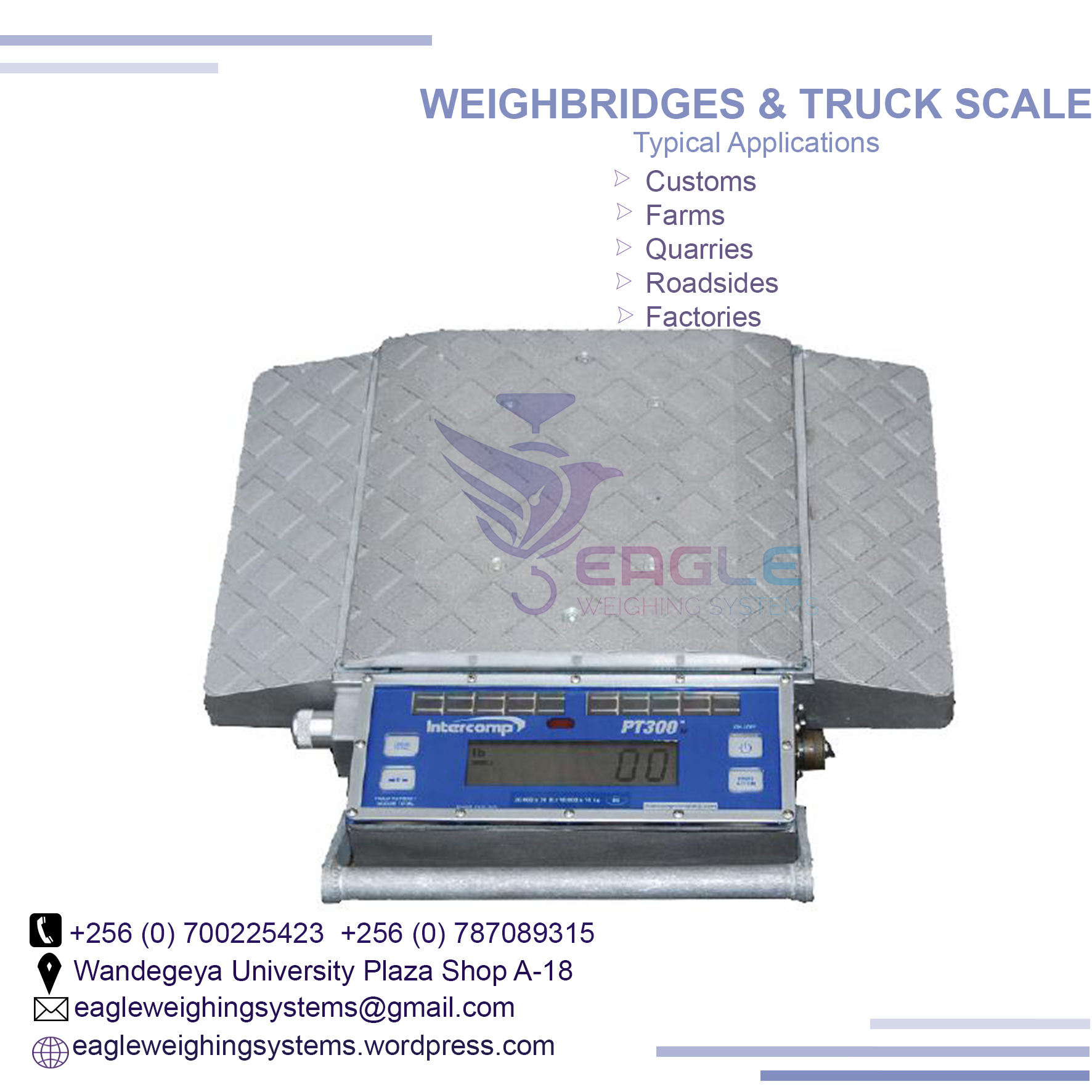 Single Axle Portable Weighbridges for sale in Kampala'