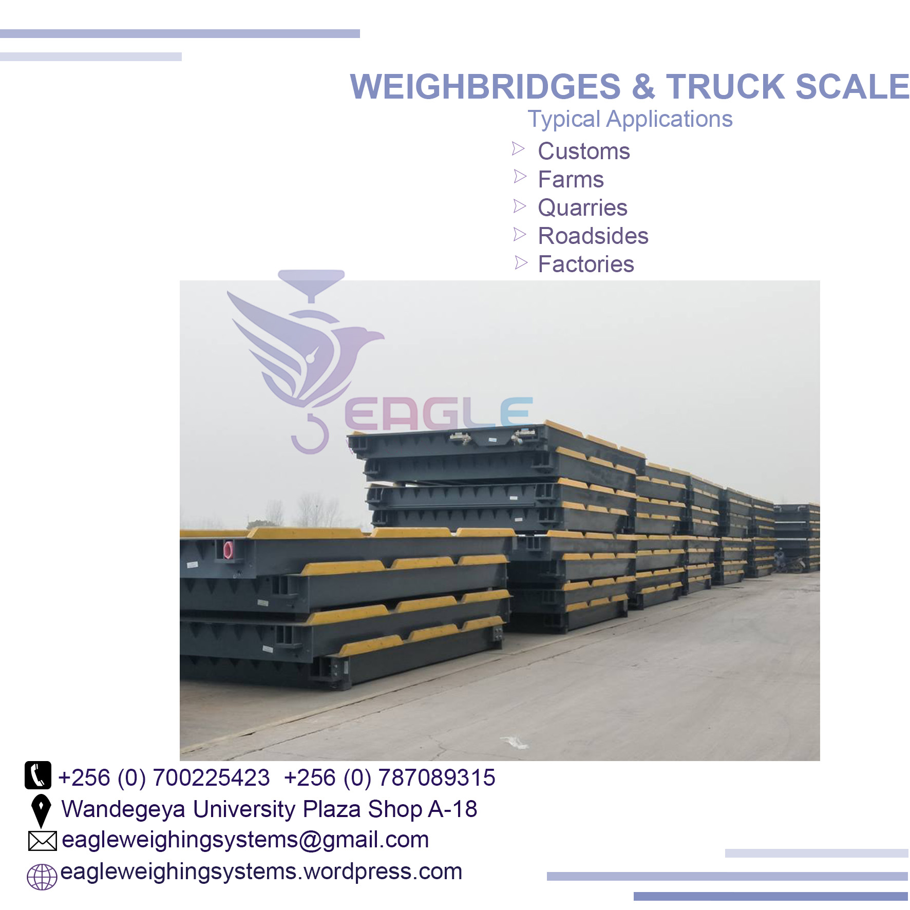 Weighbridge Manufacturers in Uganda'