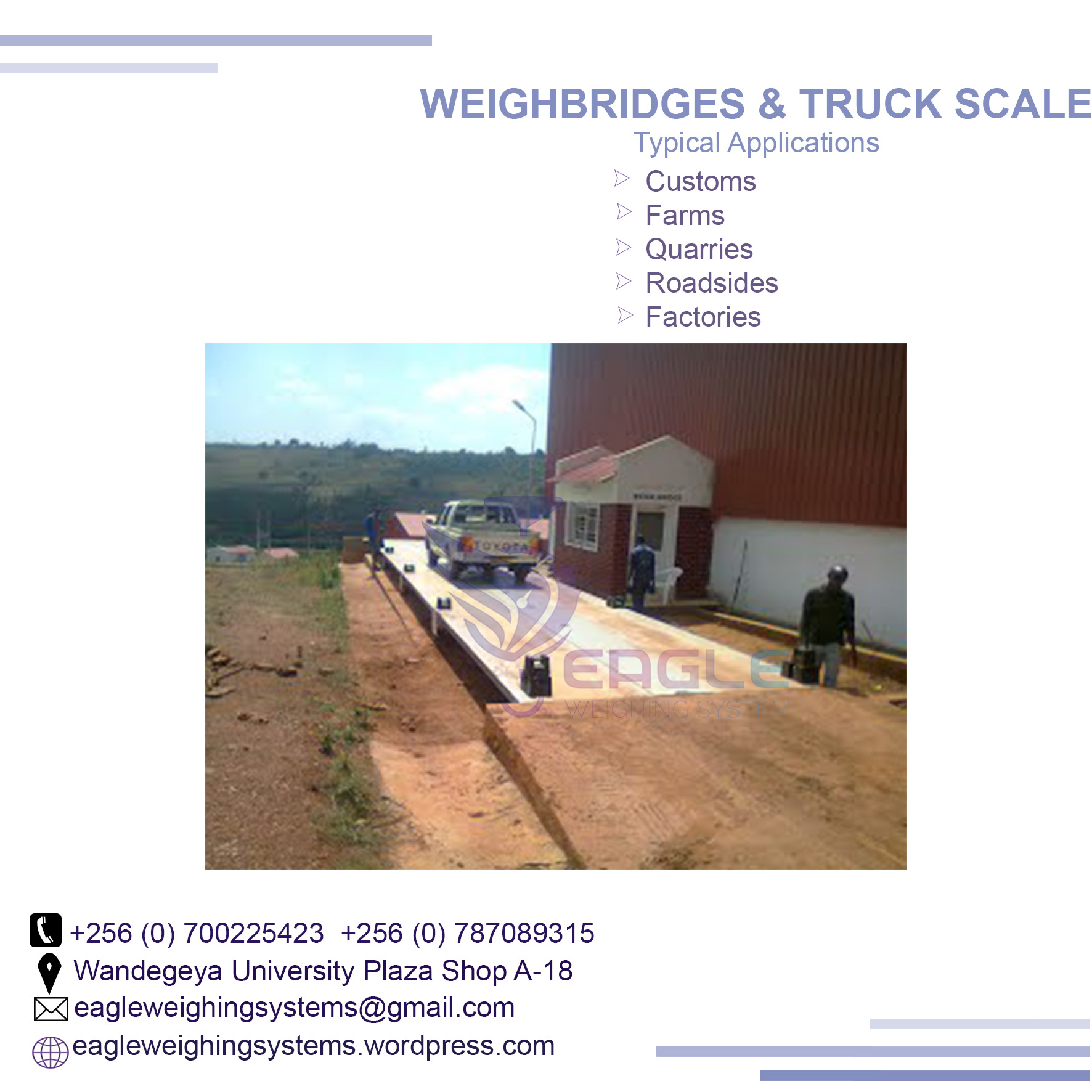 Weighbridge Suppliers CAS Ezy Lodec Weighbridge supplier in'