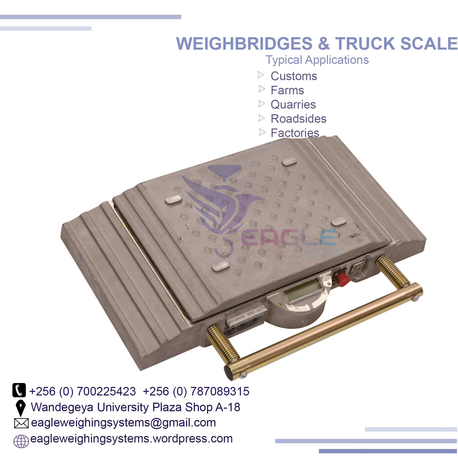 80 ton weighbridge'