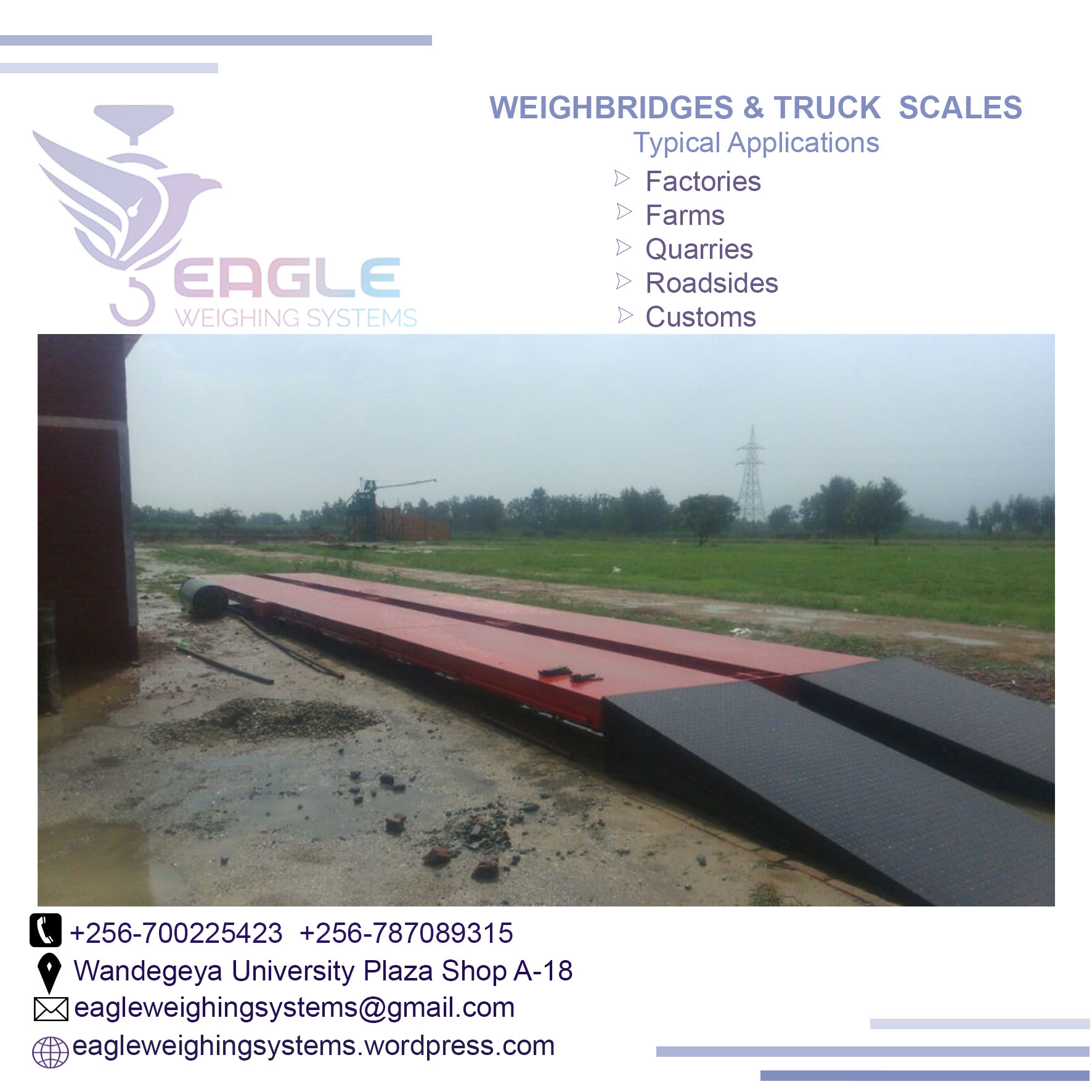 Ground Electronic Weighbridge Truck Scale'