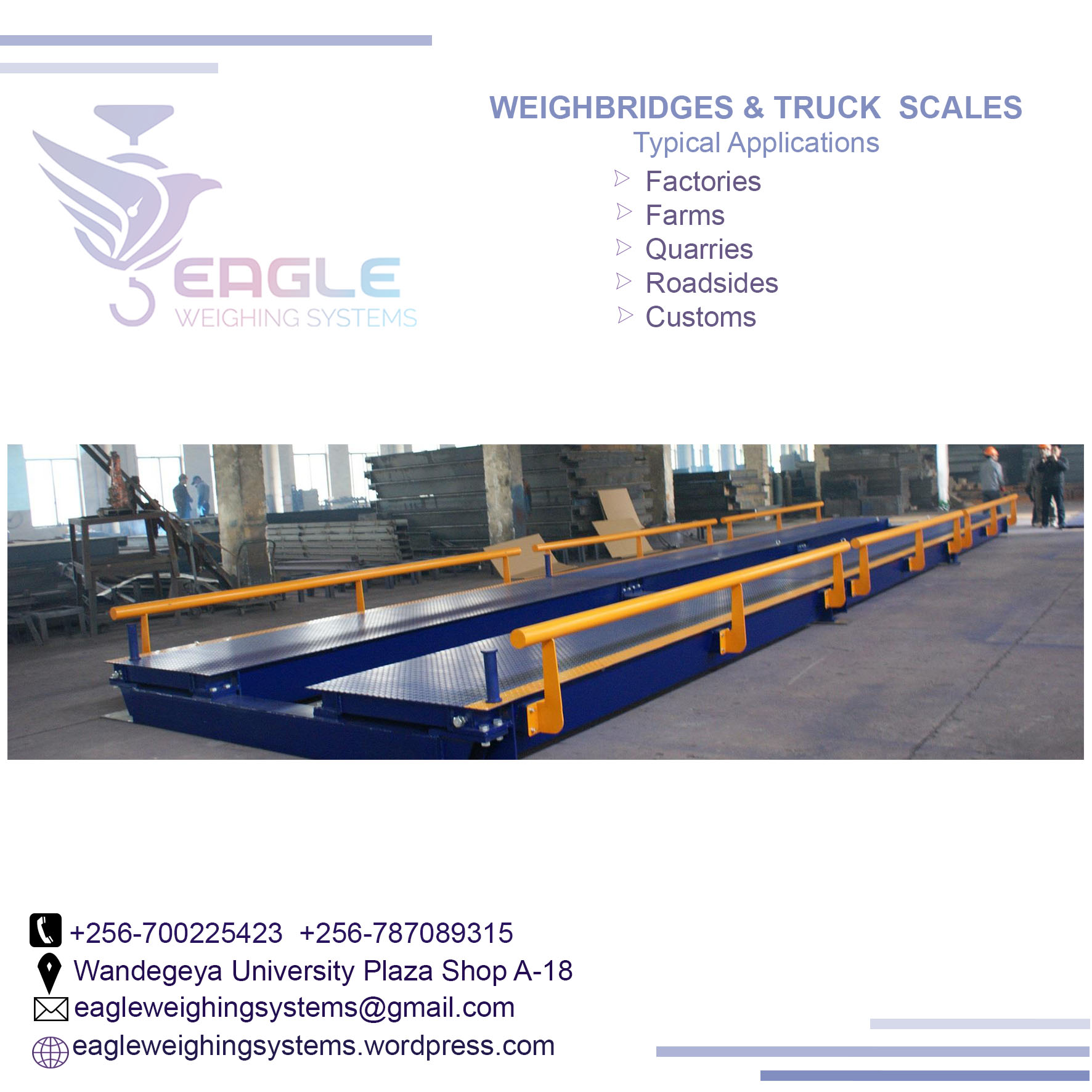 Weighbridge Suppplies 60 Ton Truck Scale'