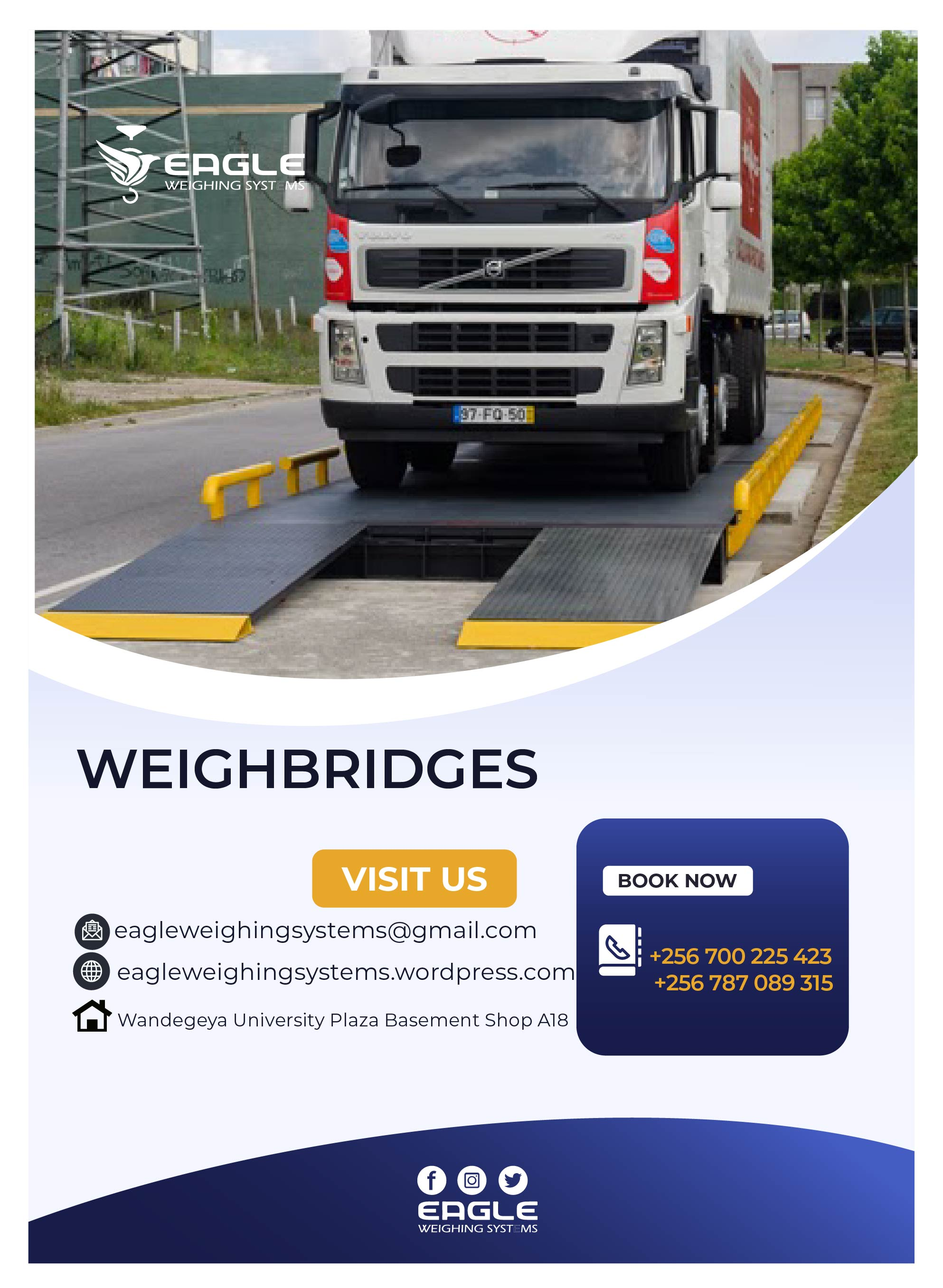 Digital weighbridge in 12m, 16m, 18m'