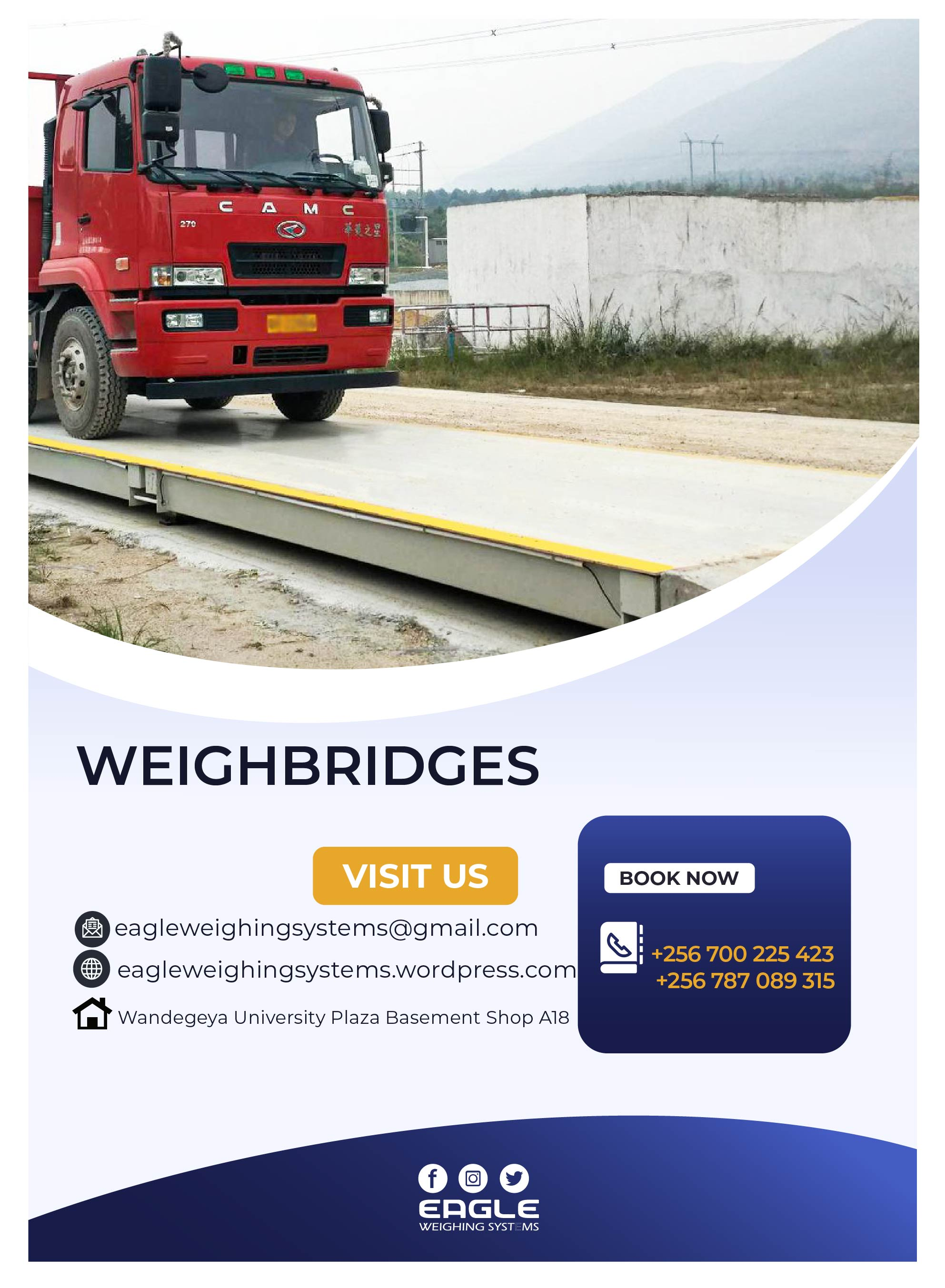 Industrial weighbridge'