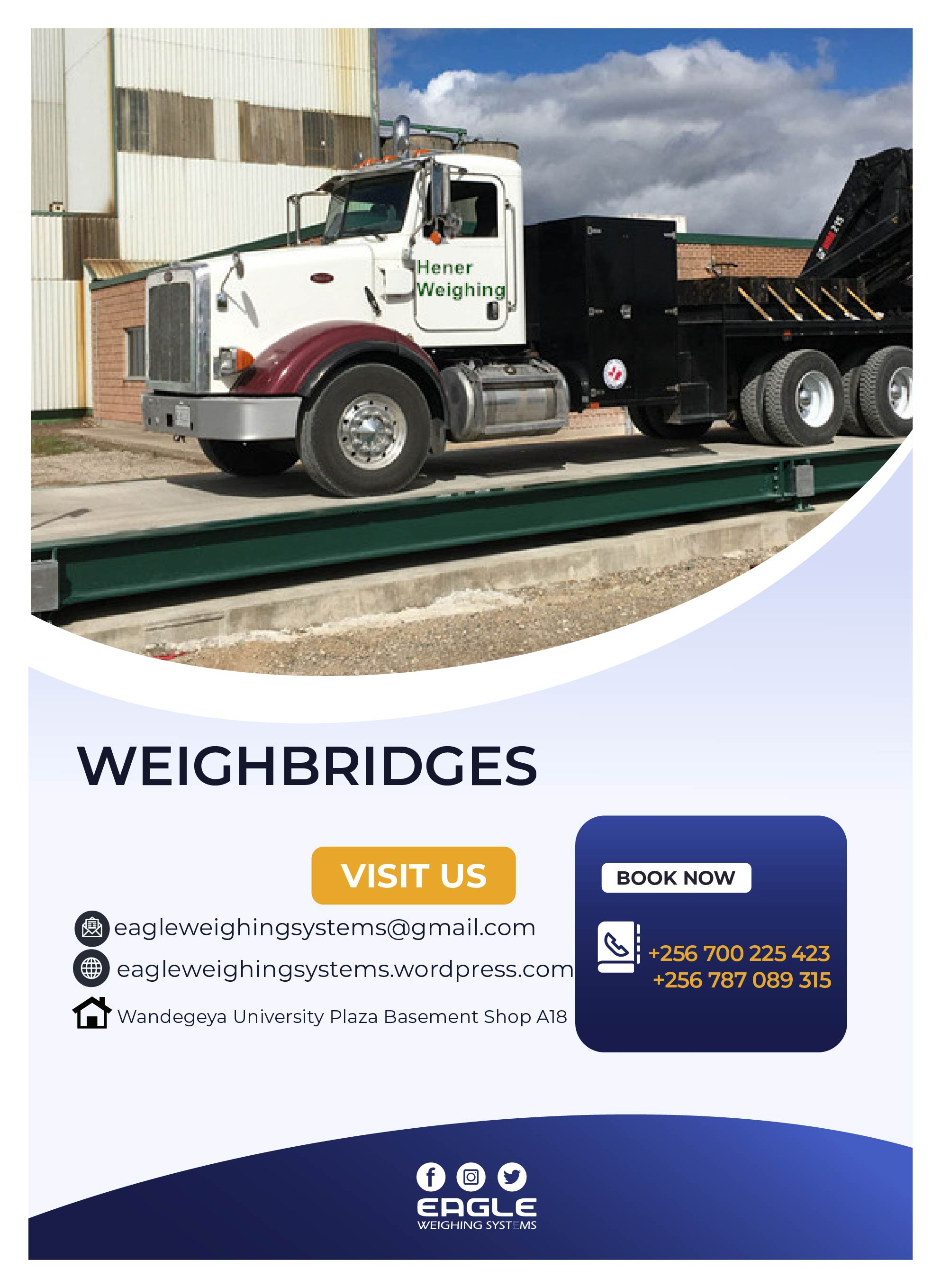 10t to 100t weighbridge price'