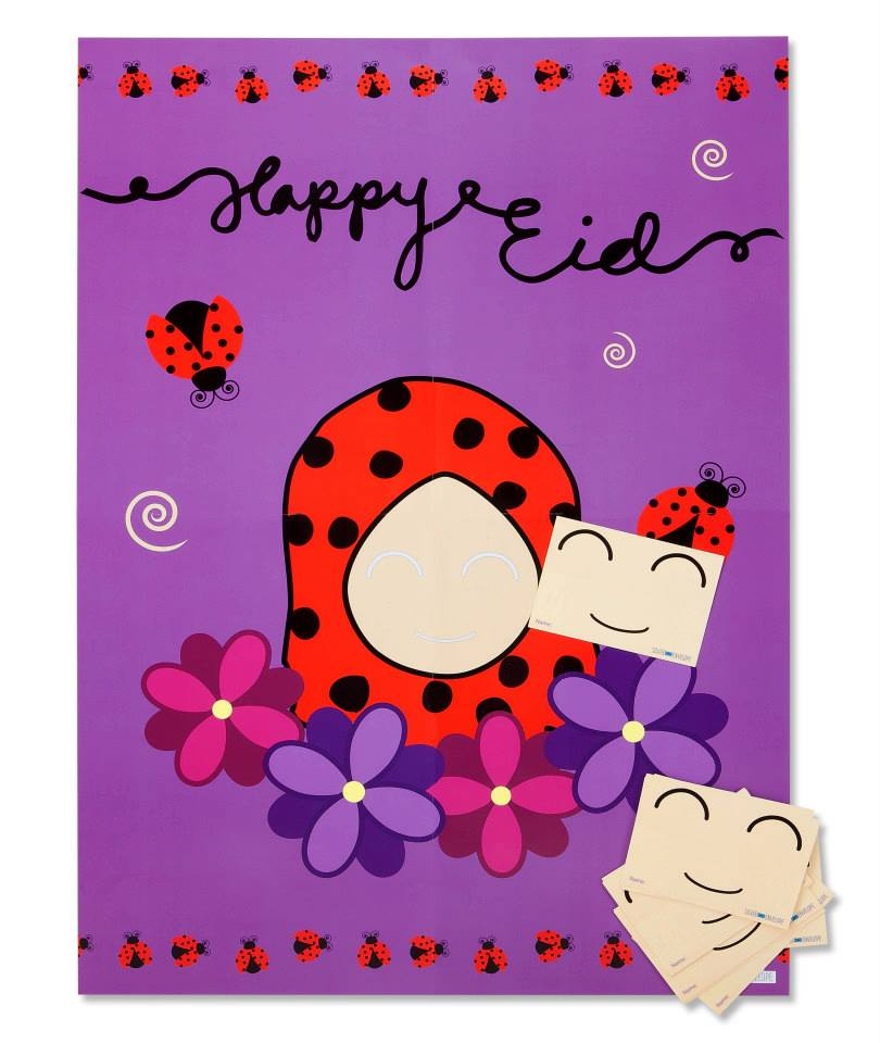 Ladybug Ameena Eid Pin-It Party Game'