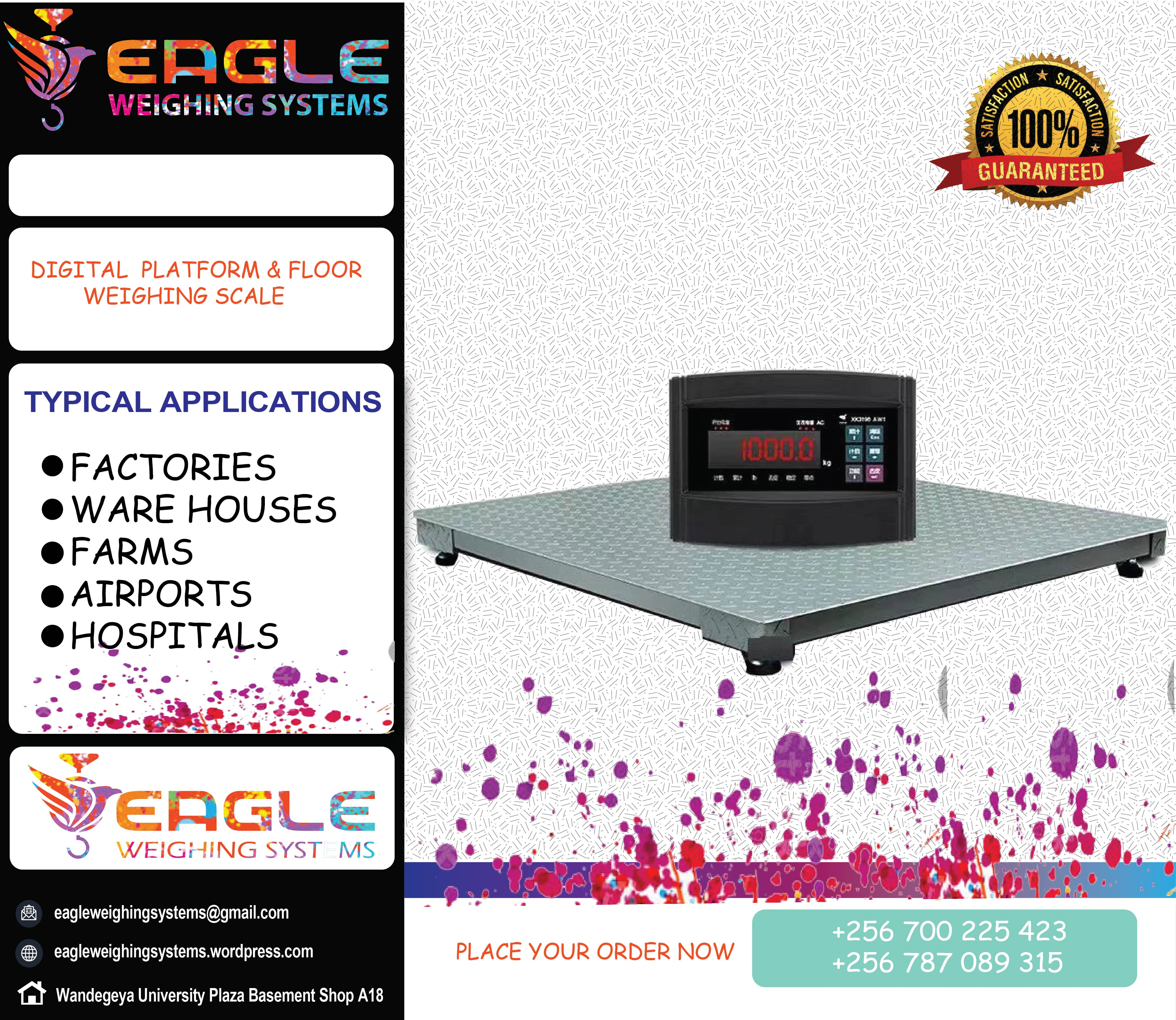 Electronic Industrial platform scales'