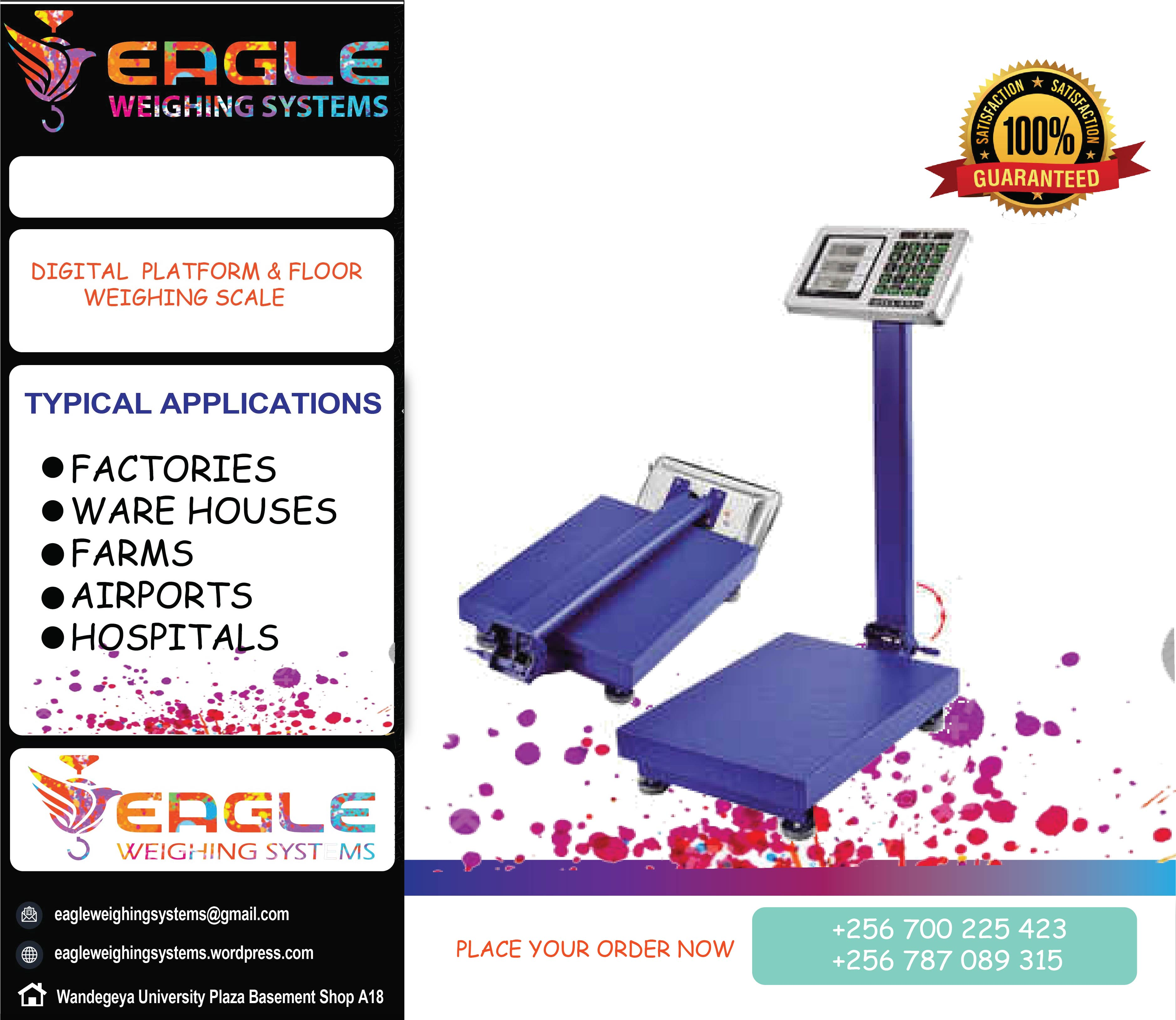 Digital platform weighing scales in Kampala'