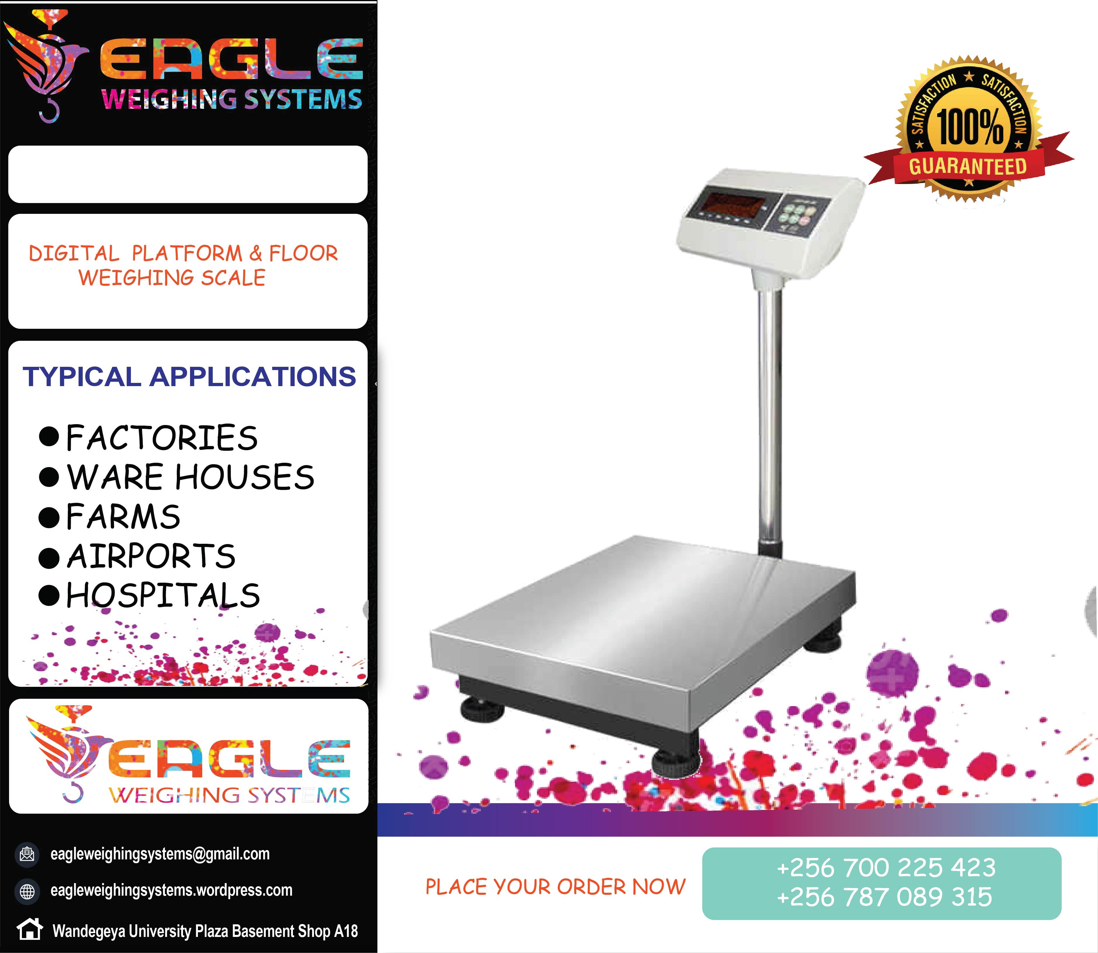 Platform weighing scales at Eagle Weighing Systems Ltd'