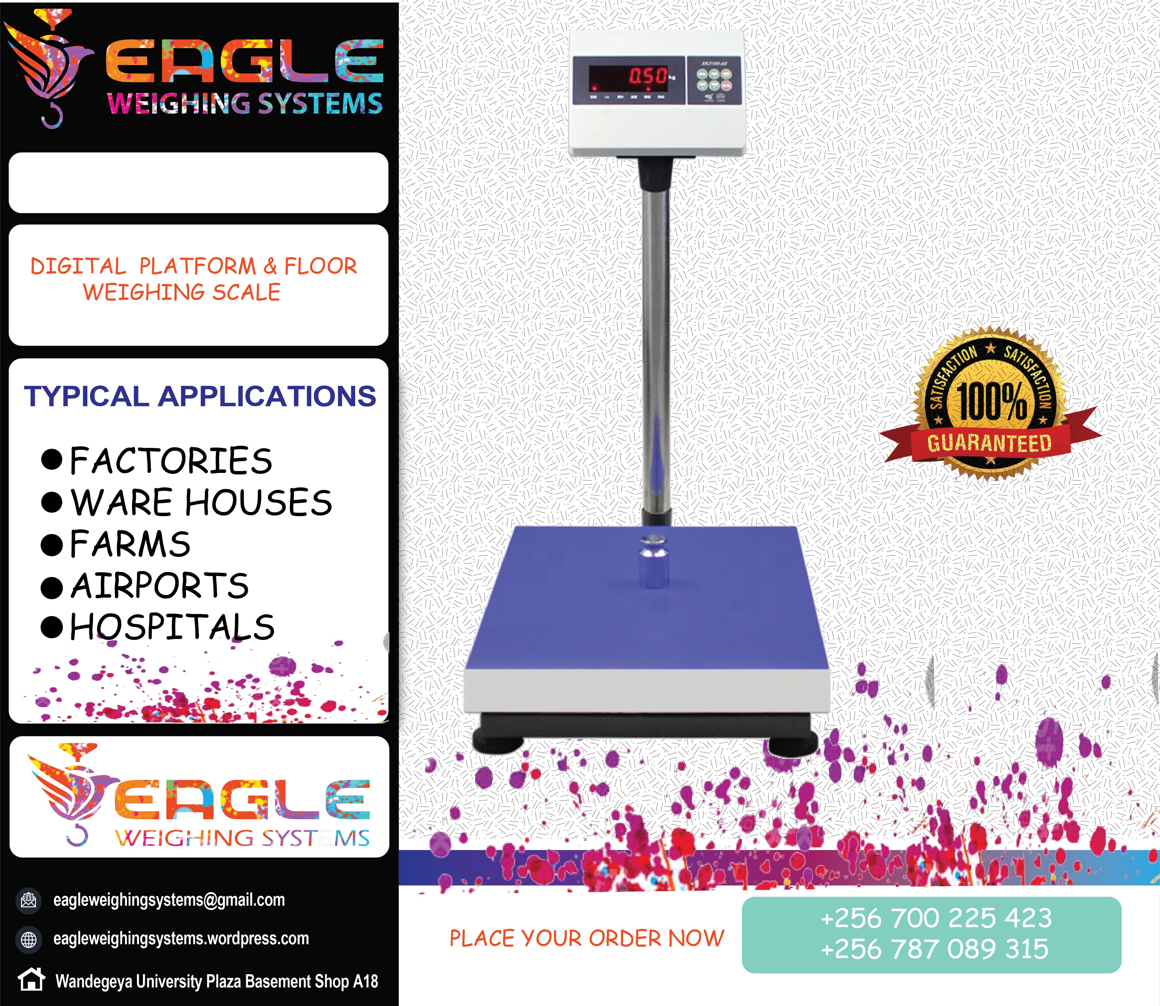 A12E platform weighing scales'