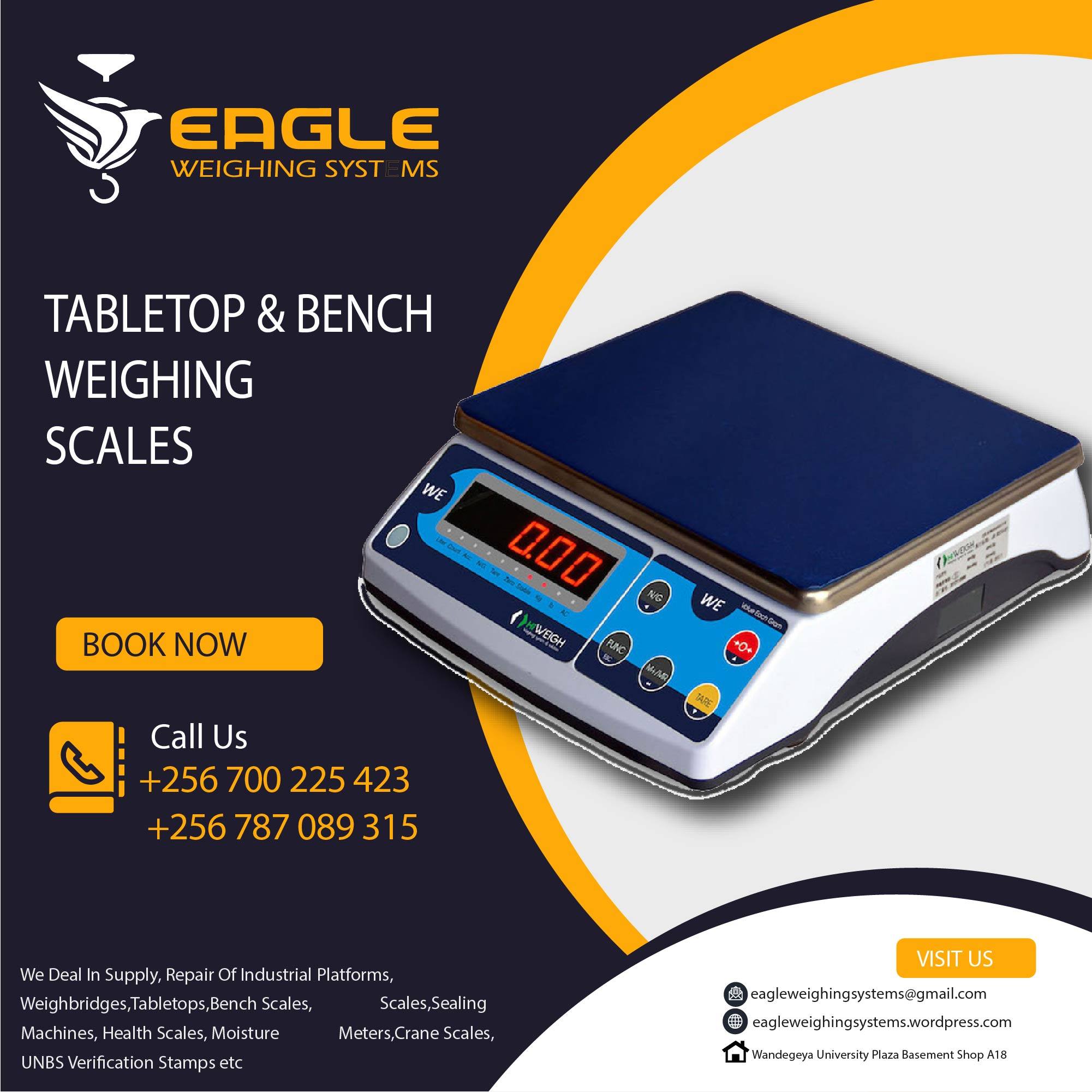 Table Top weighing Scales'