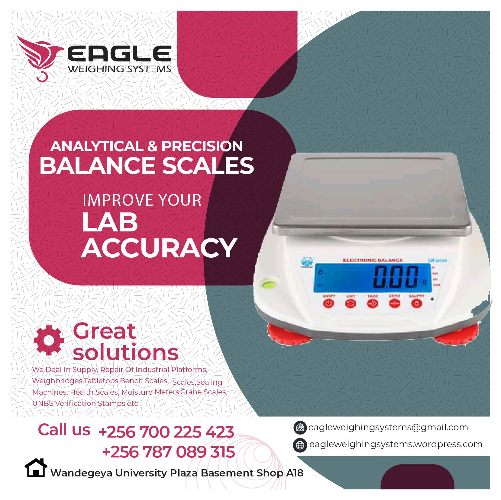 Electronic Laboratory Balance Scale'