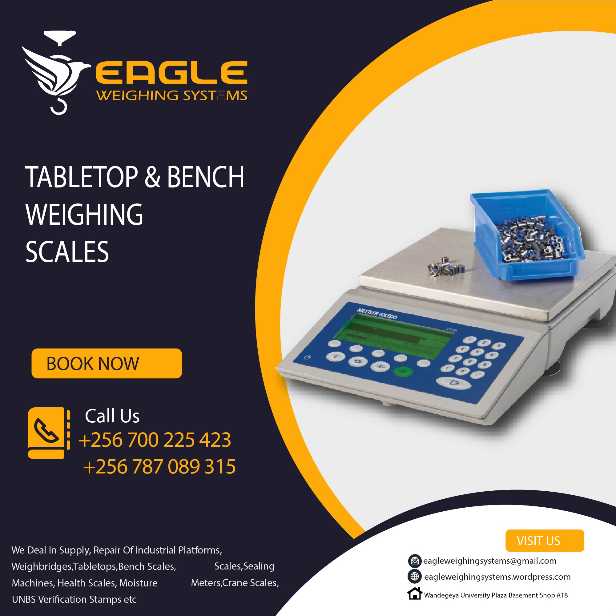 Bench Table Top Weighing Scales in Kampala'