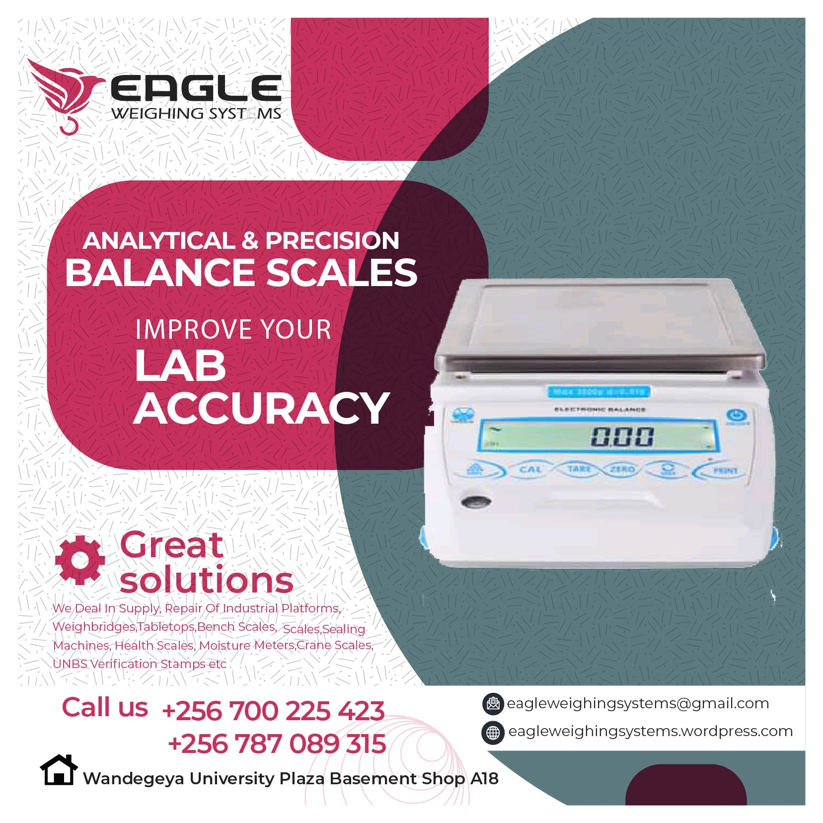 electronic laboratory balance scales'